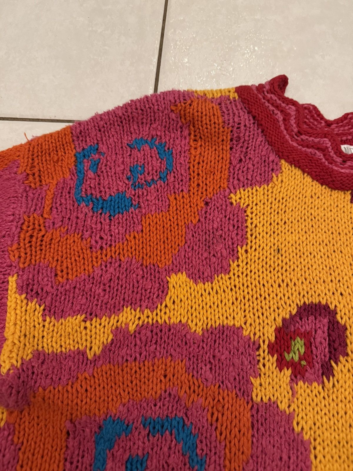 Vintage Vintage Hand Knit The Limited Sweater Size S / US 4 / IT 40 - 4 Thumbnail