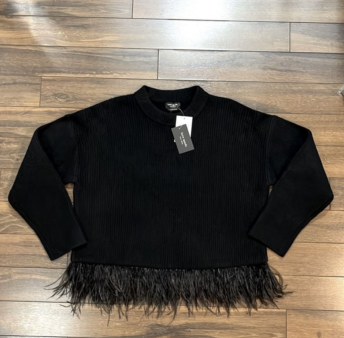 Kate Spade Kate Spade Feather Hem Sweater Size S / US 4 / IT 40 - 4 Thumbnail
