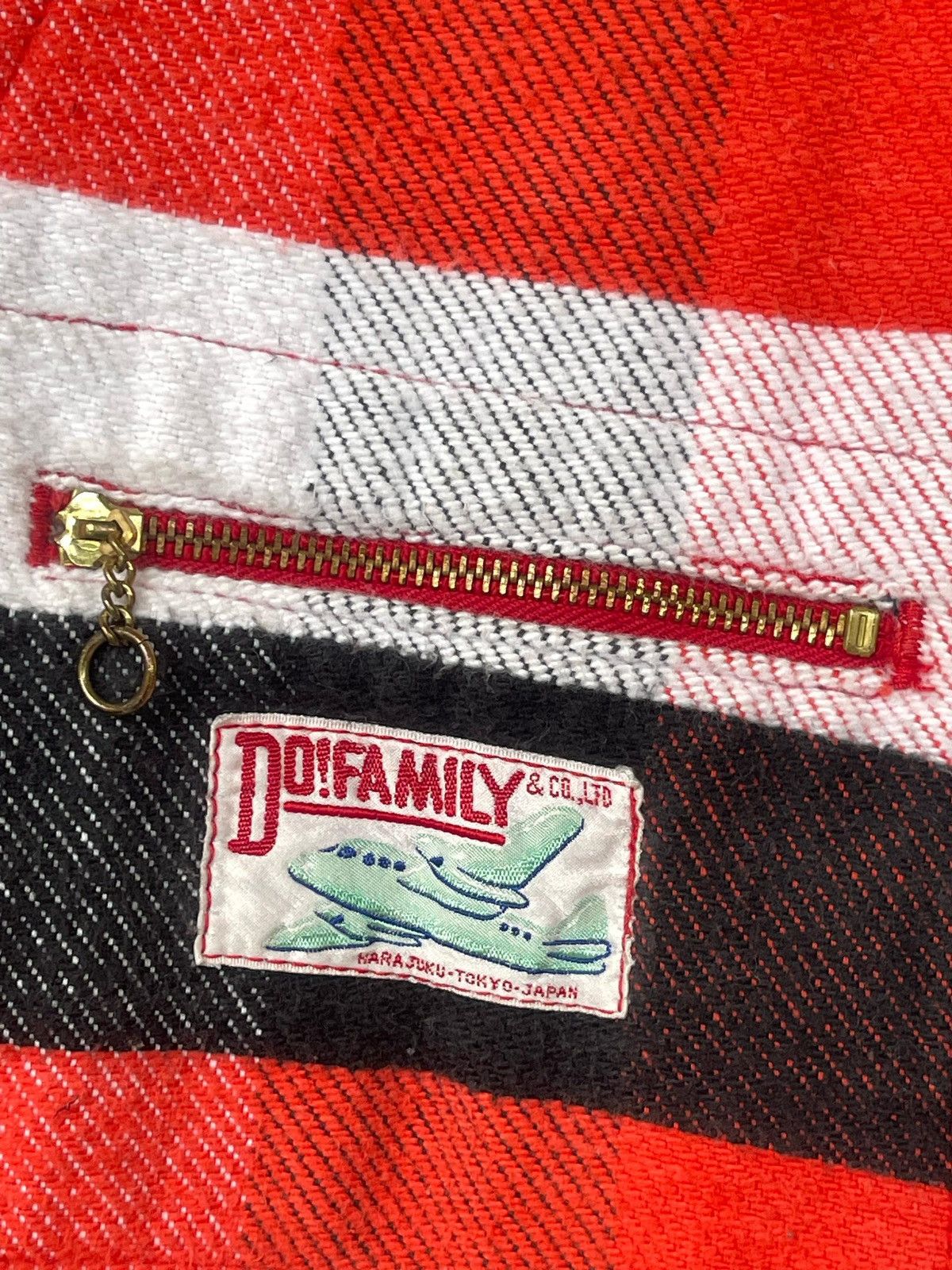 Designer × Japanese Brand Do! Family & Co Stripes Half Zipper Jacket Size US L / EU 52-54 / 3 - 7 Thumbnail