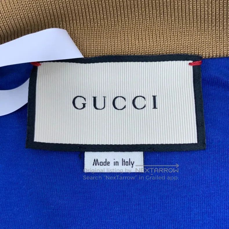 Gucci Gucci Colour block side stripe logo jacquard stitching cot Size US S / EU 44-46 / 1 - 5 Thumbnail