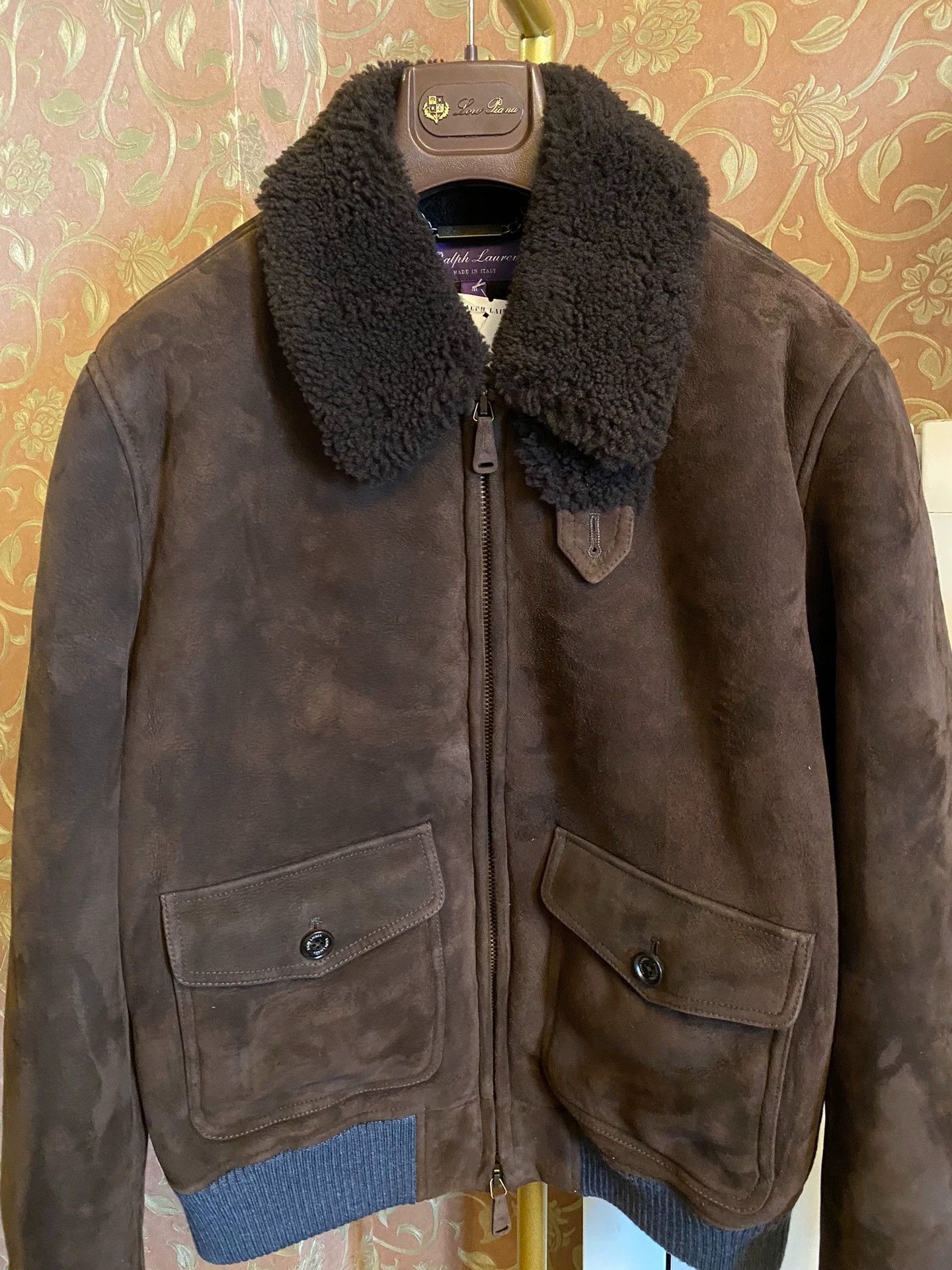 Ralph Lauren RALPH LAUREN PURPLE LABEL ITALIAN FUR PILOT JACKET Size US XL / EU 56 / 4 - 4 Thumbnail