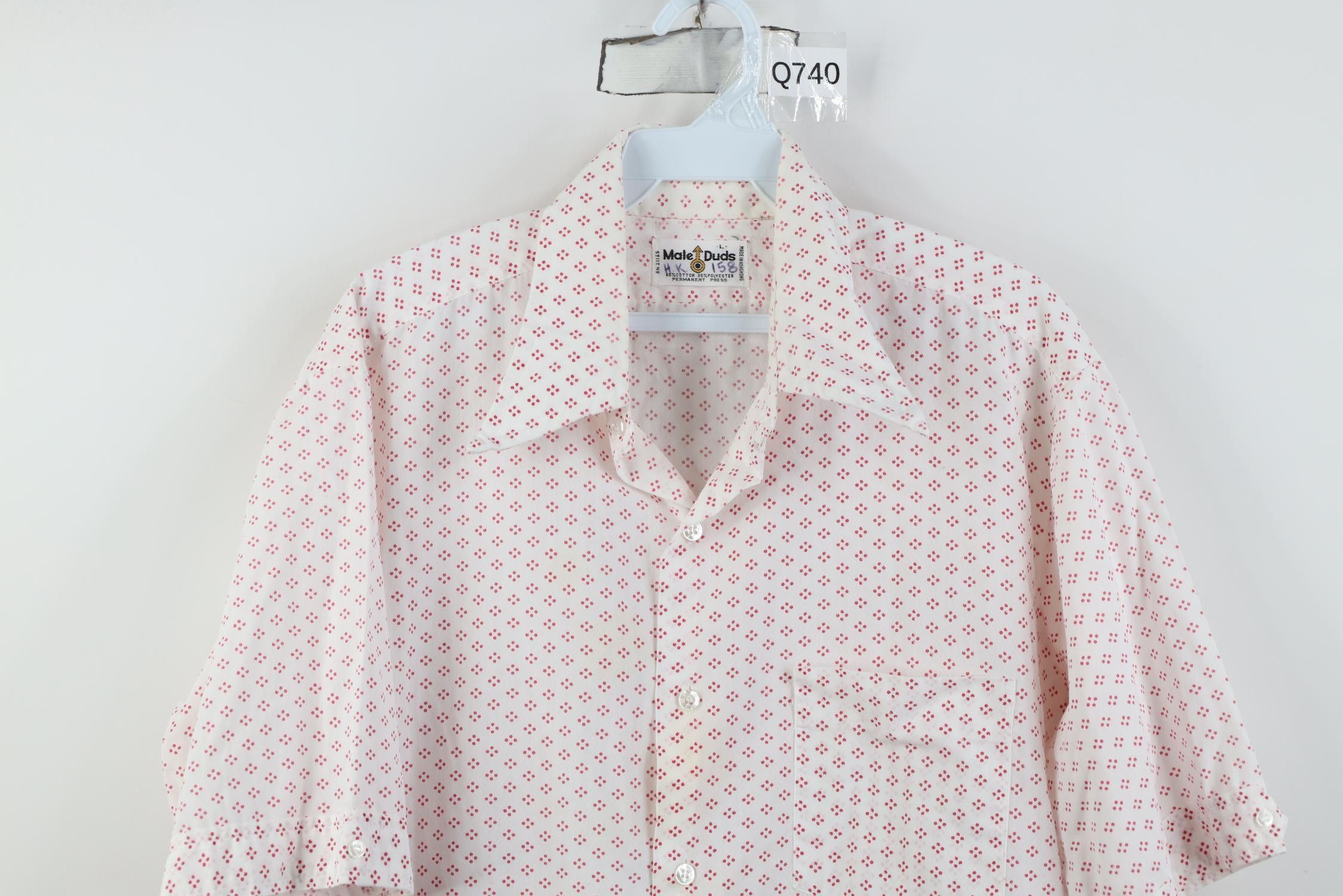 Vintage Vintage 70s Streetwear Collar Short Sleeve Button Shirt Size US L / EU 52-54 / 3 - 2 Thumbnail