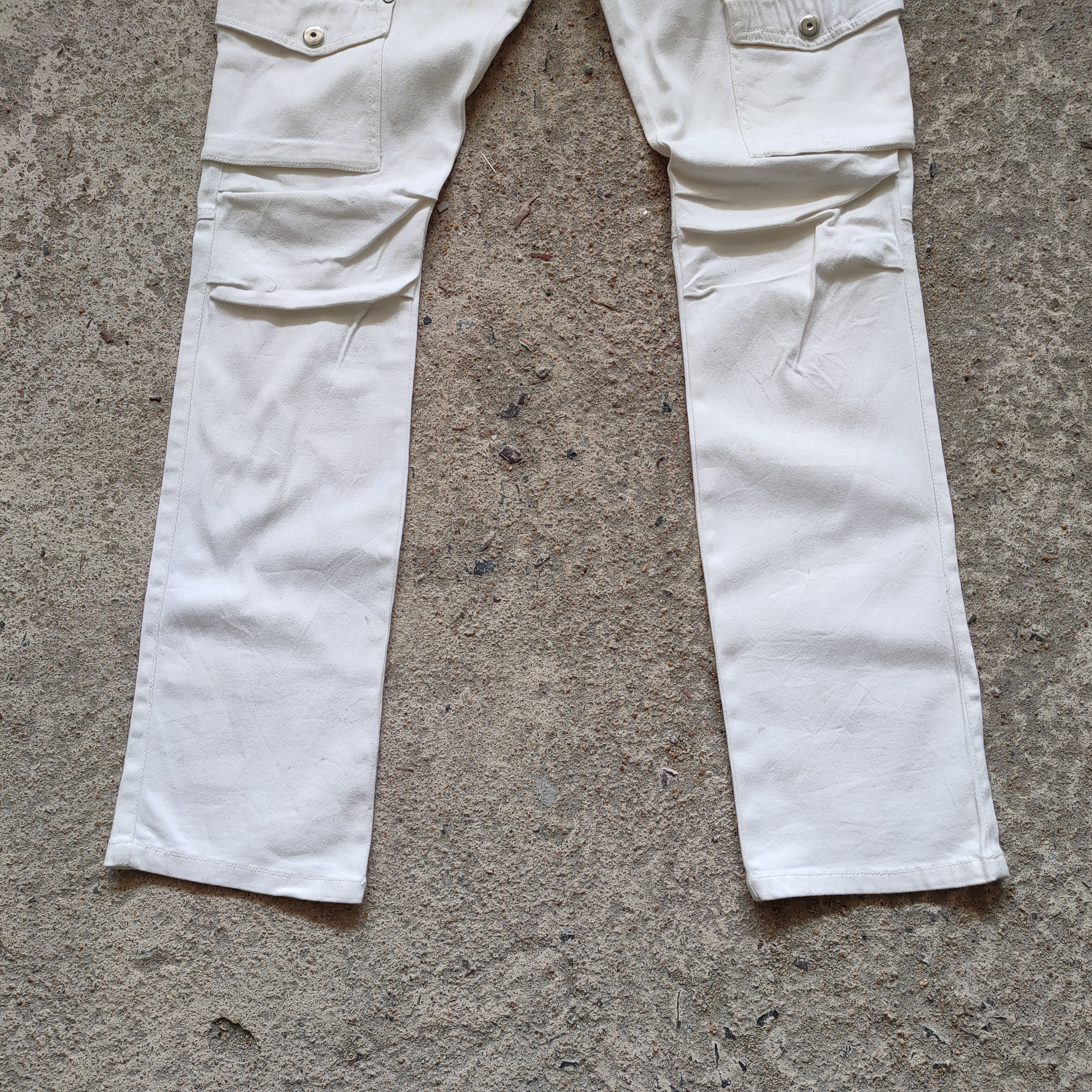 In The Attic × White's Boots IN THE ATTIC WHITE MULTIPOCKET CARGO PANTS Size US 32 / EU 48 - 3 Thumbnail