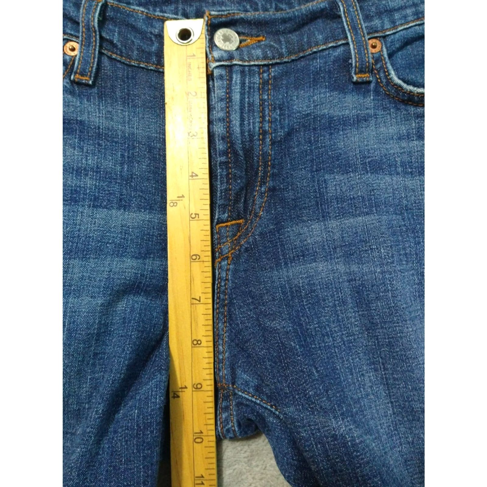 Lucky Brand Lucky Brand Jeans Women’s 28 Regular Dark Wash Denim Dungarees Classic Fit Blue Straight Pants Size 28" / US 6 / IT 42 - 4 Thumbnail