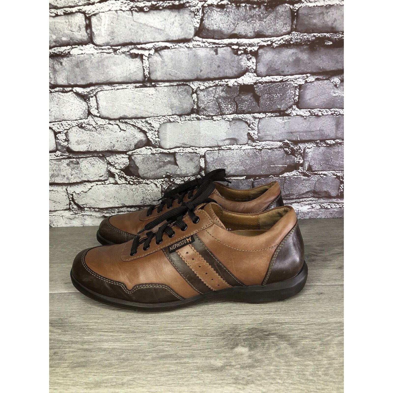 Mephisto Mephisto Air Jet Leather Brown Leather Driving Sneakers Shoe Size US 9 / EU 42 - 14 Thumbnail
