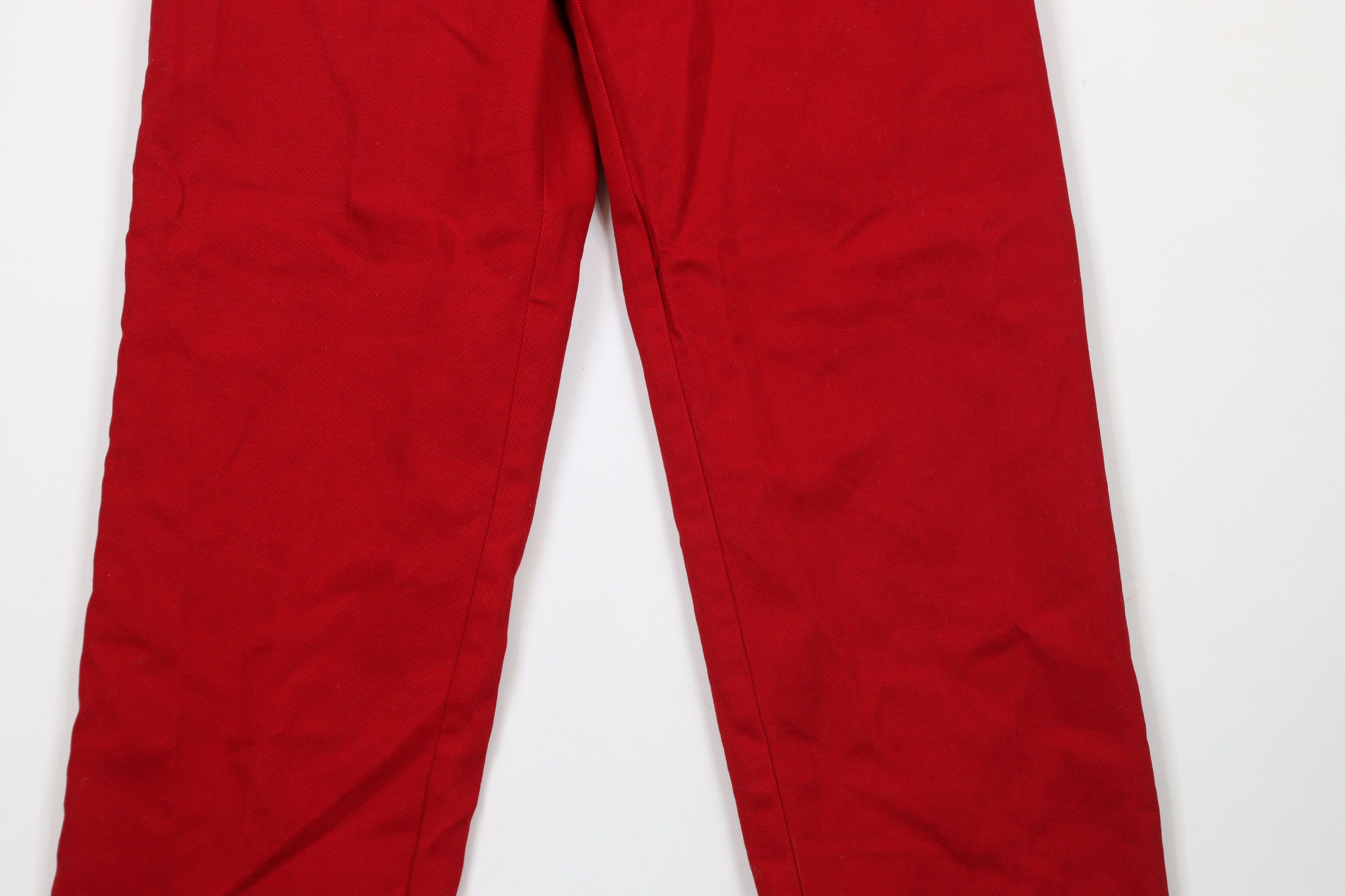 Ralph Lauren × Vintage Vintage 90s Ralph Lauren Straight Leg Denim Jeans Red Size 28" / US 6 / IT 42 - 3 Thumbnail