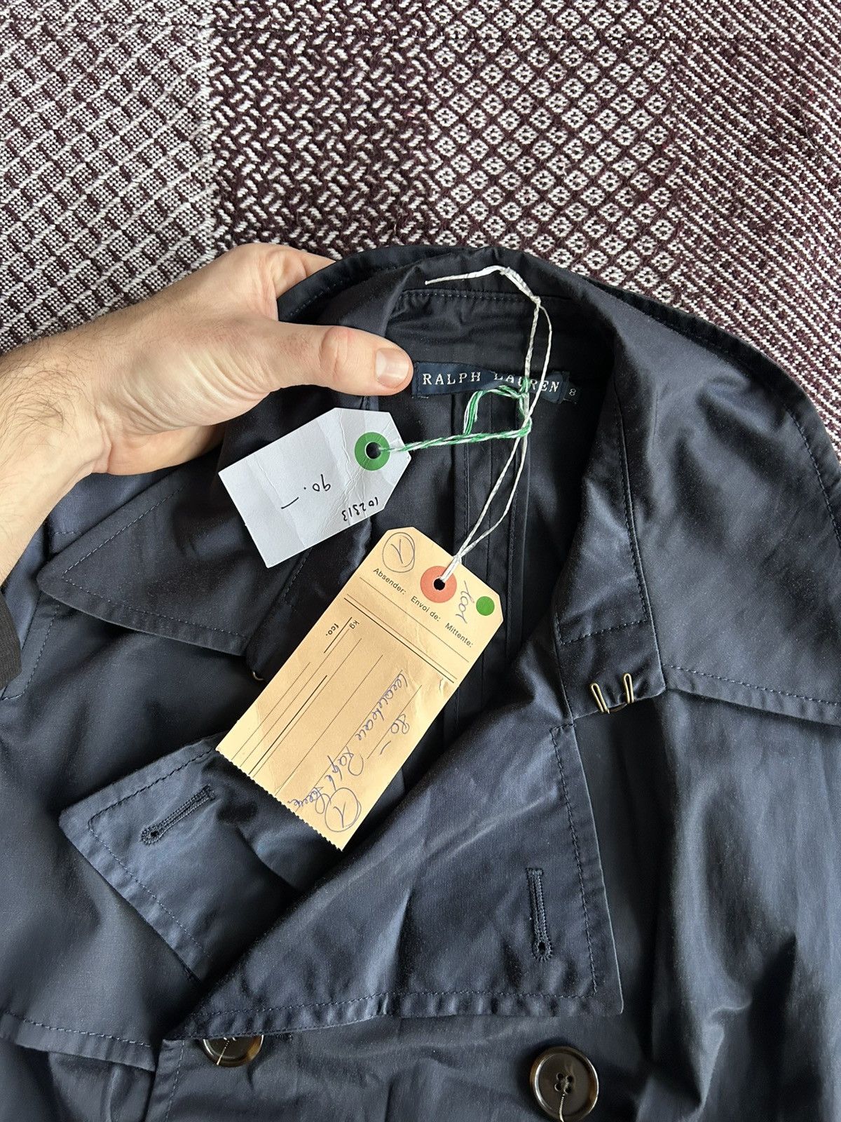 Polo Ralph Lauren Polo Ralph Lauren Long Trench Coat Vintage Japanese Vibe UK8 Size S / US 4 / IT 40 - 7 Thumbnail