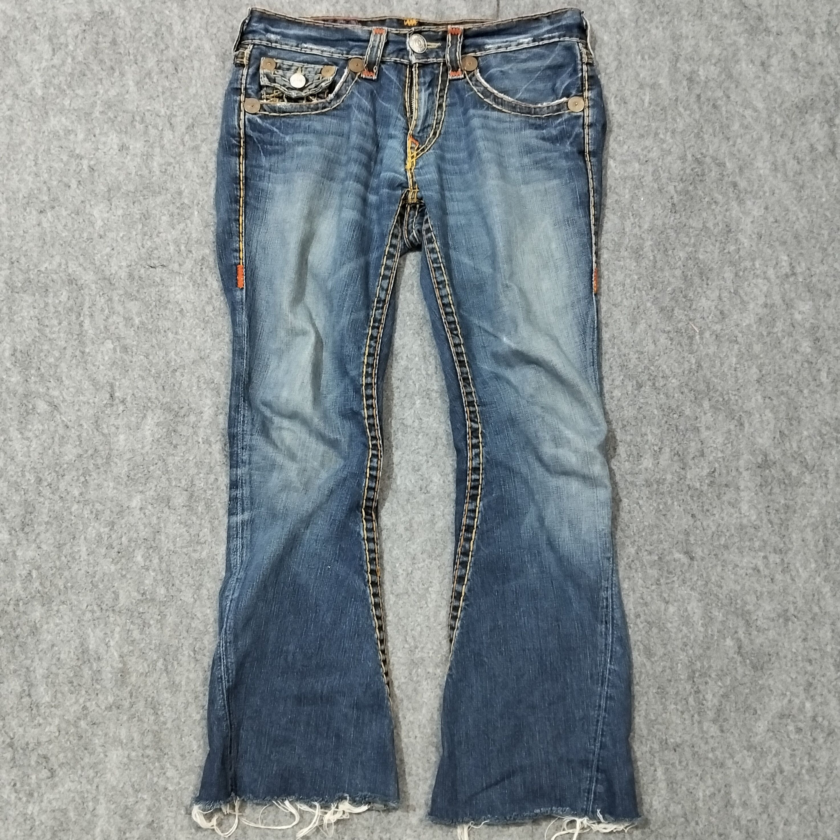 True Religion 🔥 True Religion Joey Super T Distressed Denim - Made in USA Size US 32 / EU 48 - 2 Thumbnail