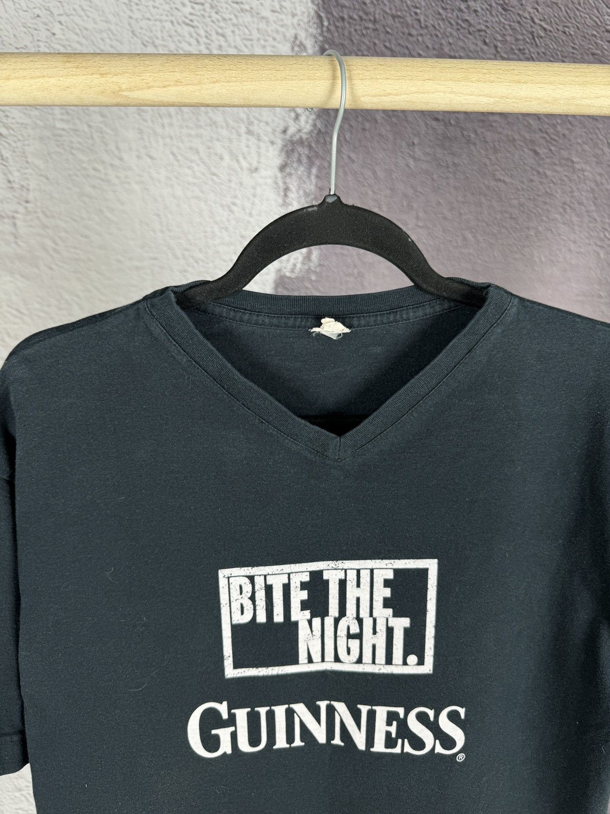 Vintage Guinness vintage Bite The Night double side tee shirt jts Size US M / EU 48-50 / 2 - 6 Thumbnail