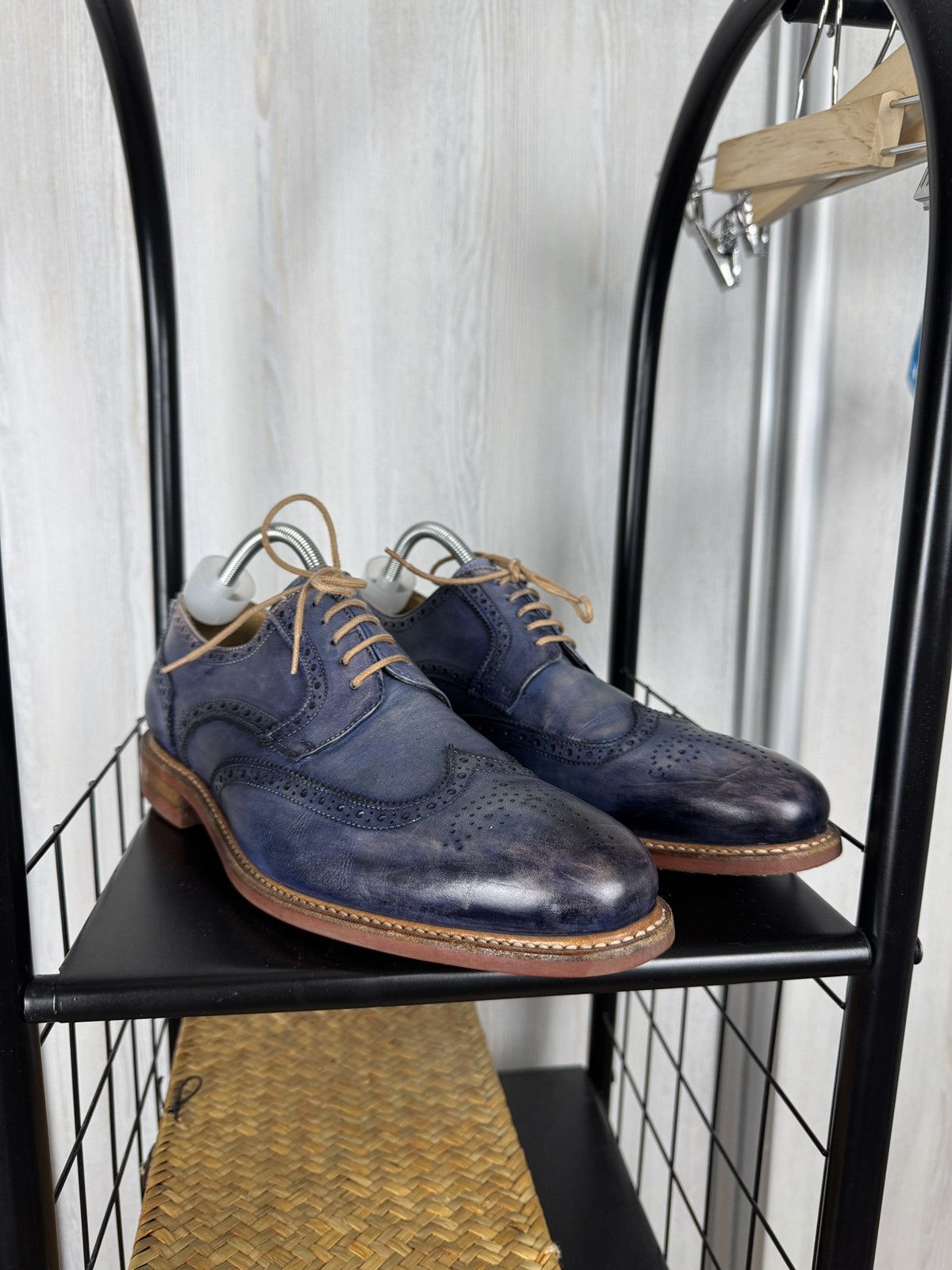 Berwick 1707 Berwick 1707 blue faded dainite sole brogues goodyear shoes Size US 11 / EU 44 - 4 Thumbnail