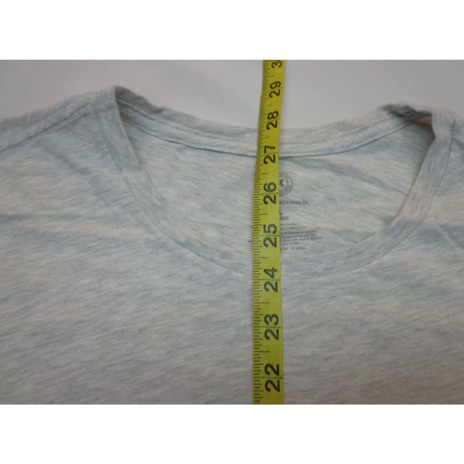 Hurley Hurley T-Shirt Size L Gray Floral Box Logo Short Sleeve Round Neck Mens Cotton Blend Breathable Classic Regular Summer Size US L / EU 52-54 / 3 - 6 Thumbnail