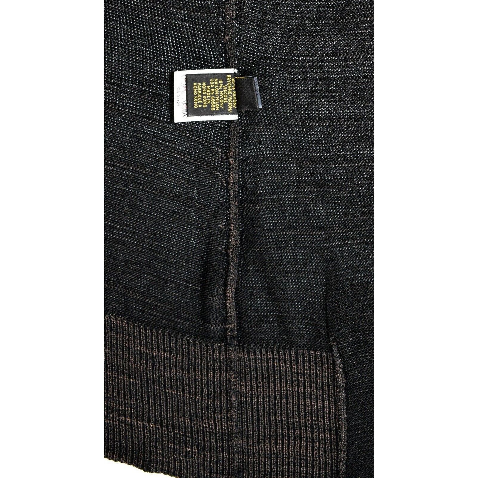 Donna Karan DONNA KARAN Brown Knit Wrap Detail Top & Cardigan 2 Pc Set M Size M / US 6-8 / IT 42-44 - 7 Thumbnail