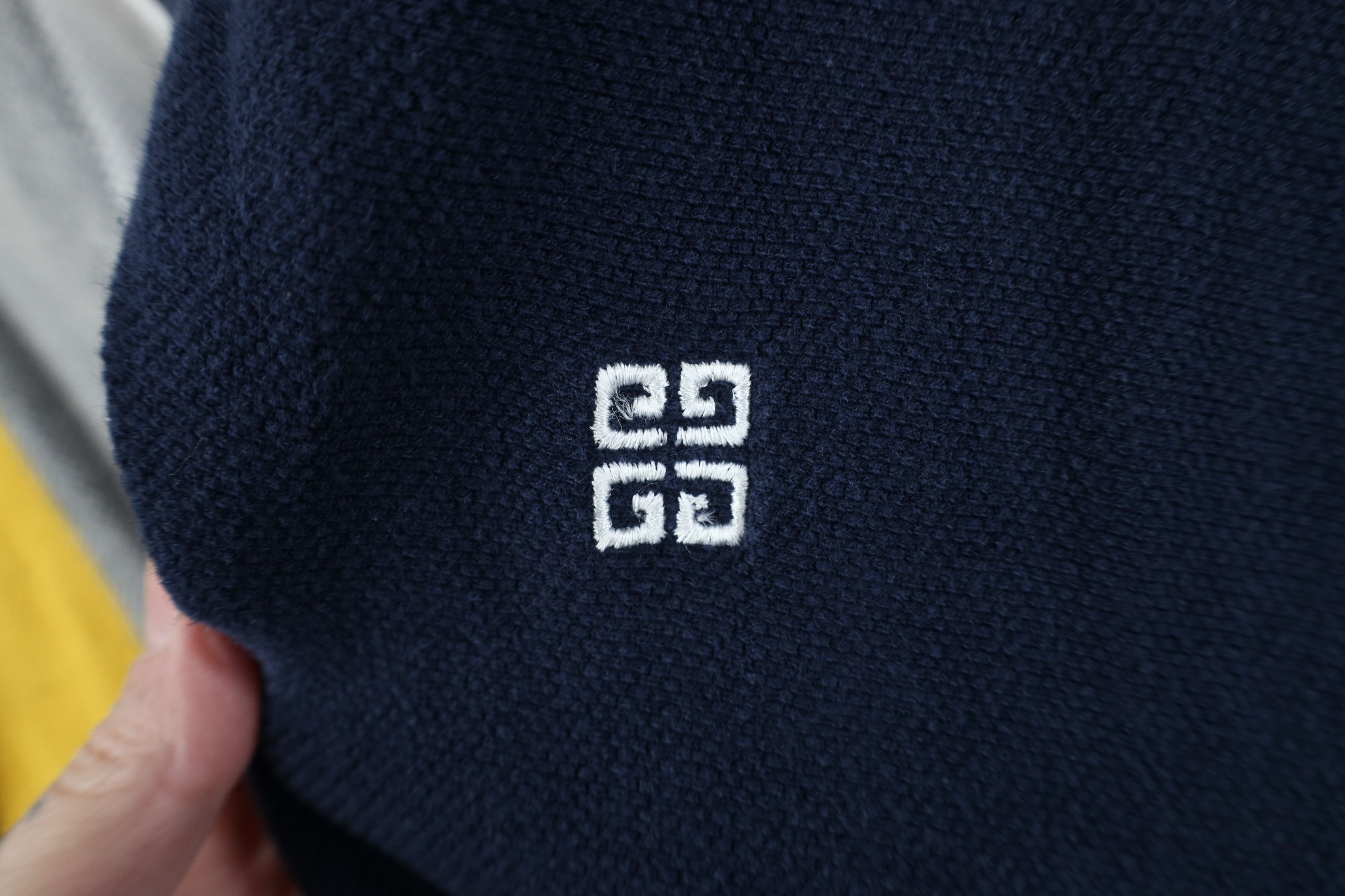 Givenchy Vintage 90s Givenchy Long Sleeve Rugby Polo Shirt Cotton Size US XL / EU 56 / 4 - 4 Thumbnail