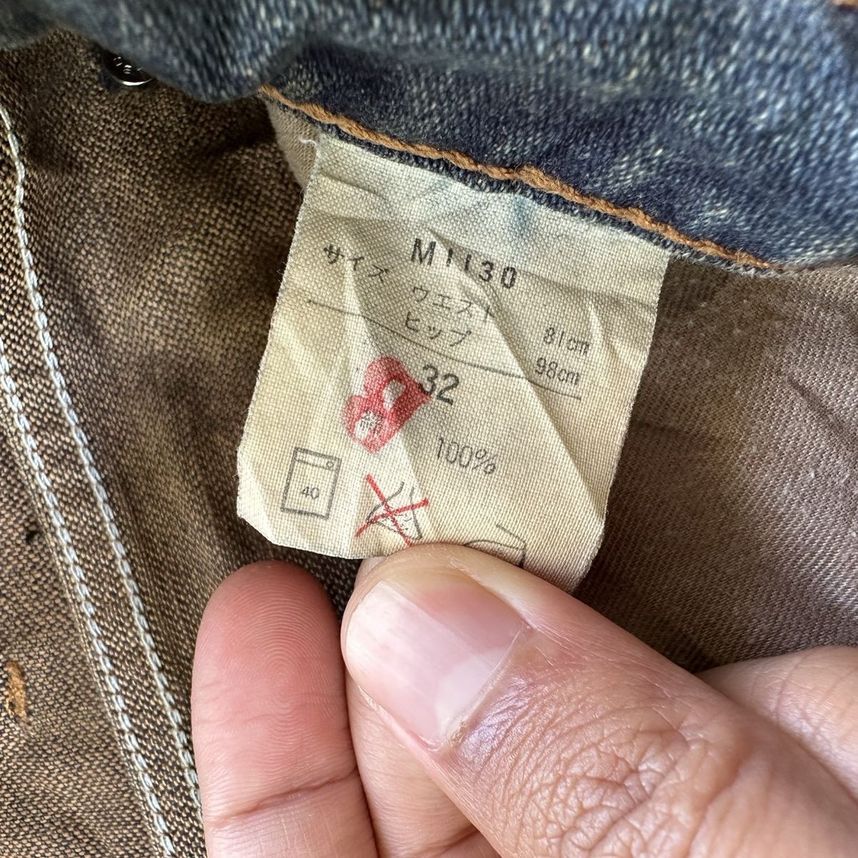 Japanese Brand Vintage Wrangler Rusty USA Distressed Denim Jean Pant W32 Size US 32 / EU 48 - 6 Thumbnail