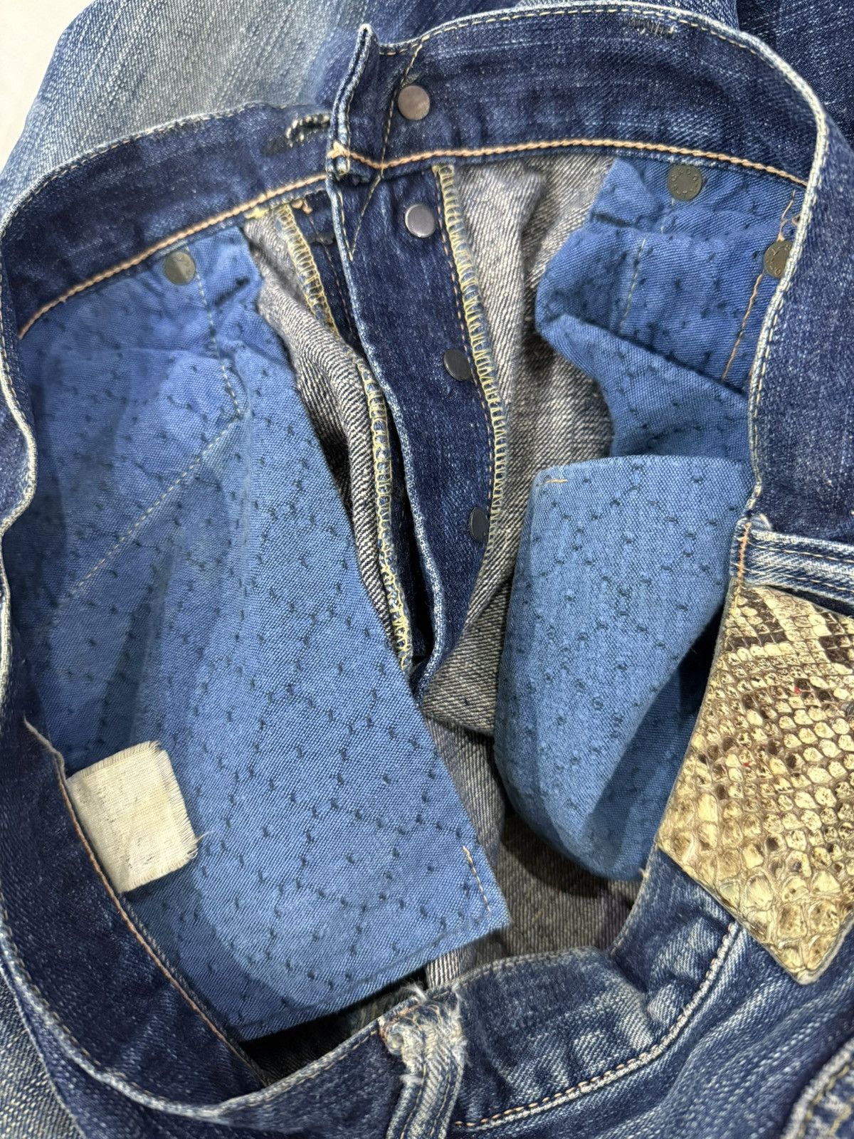 Sugar Cane vintage sugar cane distressed denim jeans Size US 32 / EU 48 - 10 Thumbnail