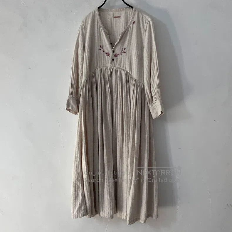 Kapital Kapital Pigeon cotton linen dress Size XS / US 0-2 / IT 36-38 - 1 Thumbnail