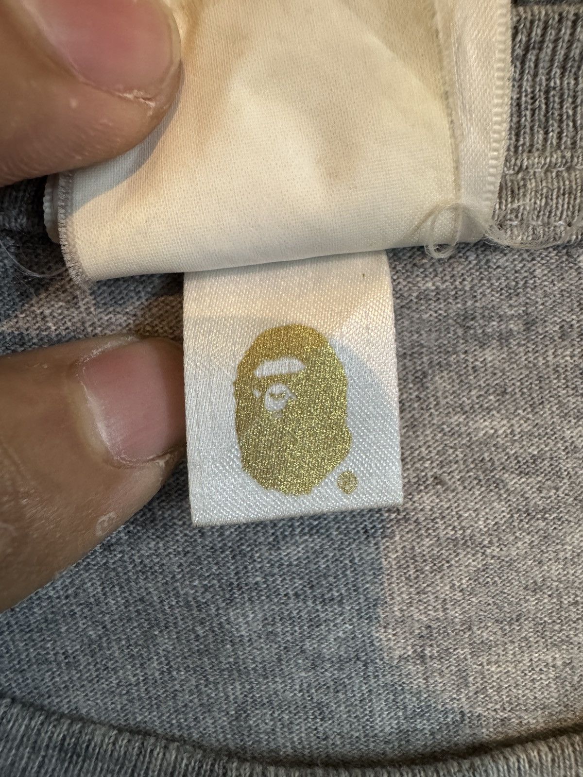 Bape Bape By Bathing Ape Tee Gray Size US XL / EU 56 / 4 - 6 Thumbnail