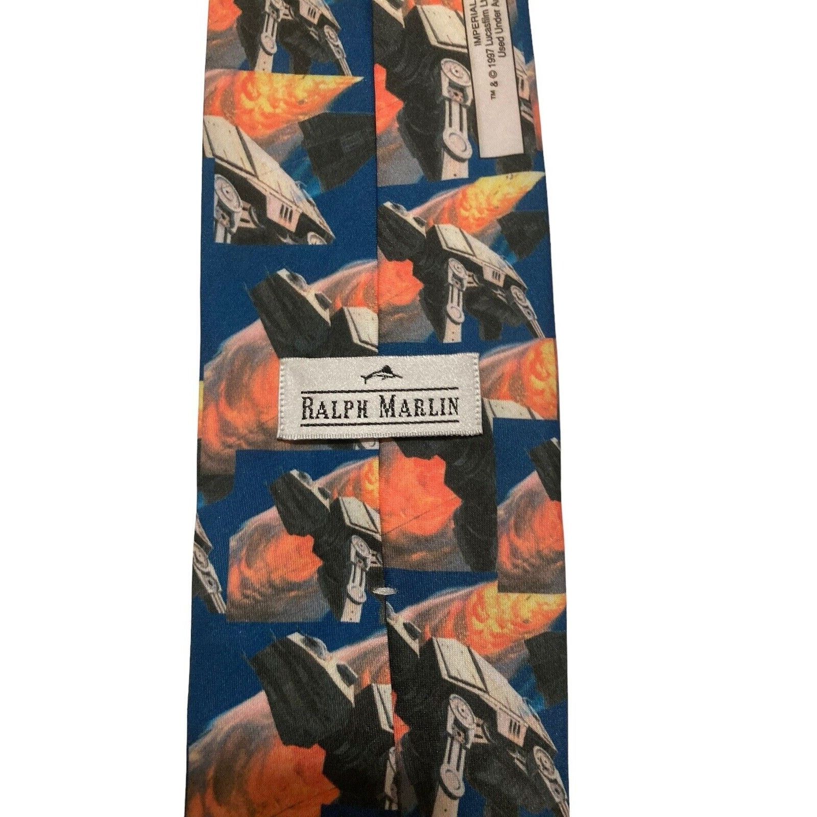 Ralph Marlin Ralph Marlin Star Wars Imperial At At Walker Vintage Necktie Size ONE SIZE - 4 Thumbnail