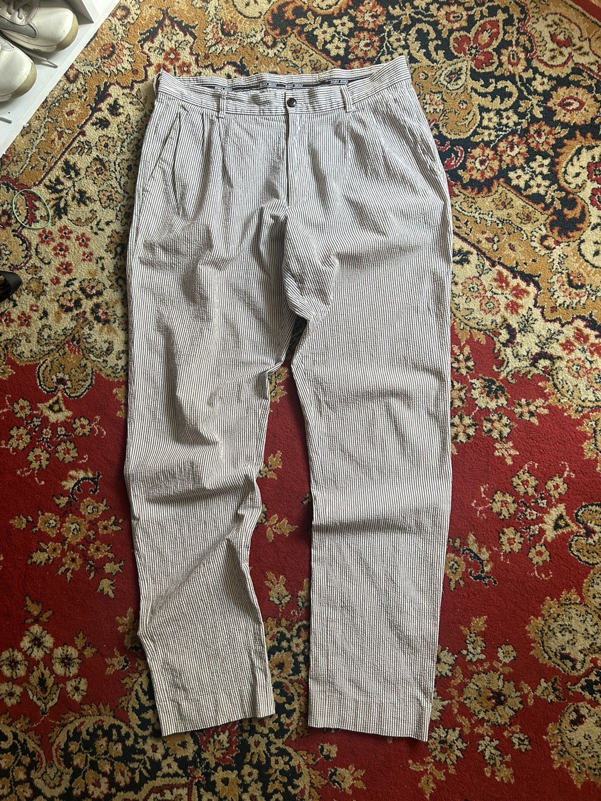 【90's MIUMIU】 Good Silhouette Slacks IMG_5286.jpg?format=1000w
