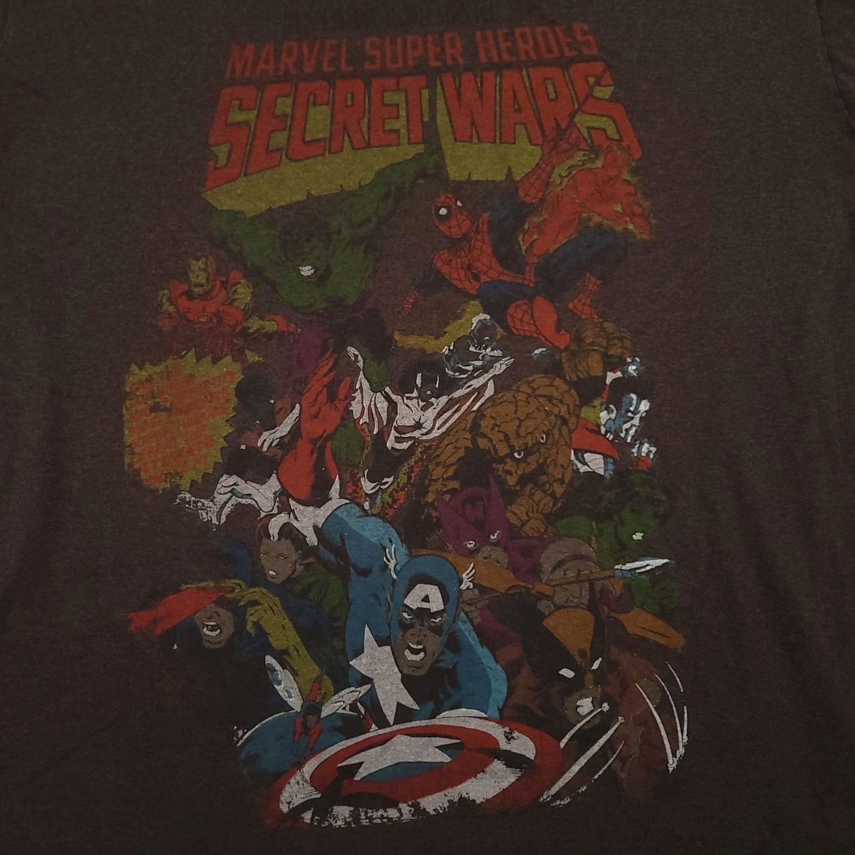 Vintage VINTAGE Marvel Super Heroes Secret Wars Shirt Mens XL Brown Graphic Mad Engine Size US XL / EU 56 / 4 - 3 Thumbnail