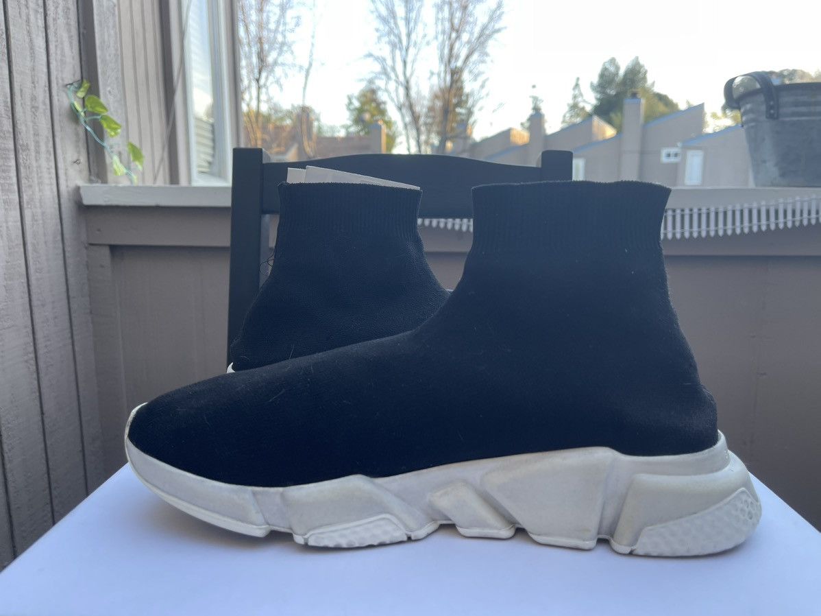 Balenciaga Balenciaga Speed Trainer Black White Size 43 OG/BEST VERSION Size US 10 / EU 43 - 5 Thumbnail