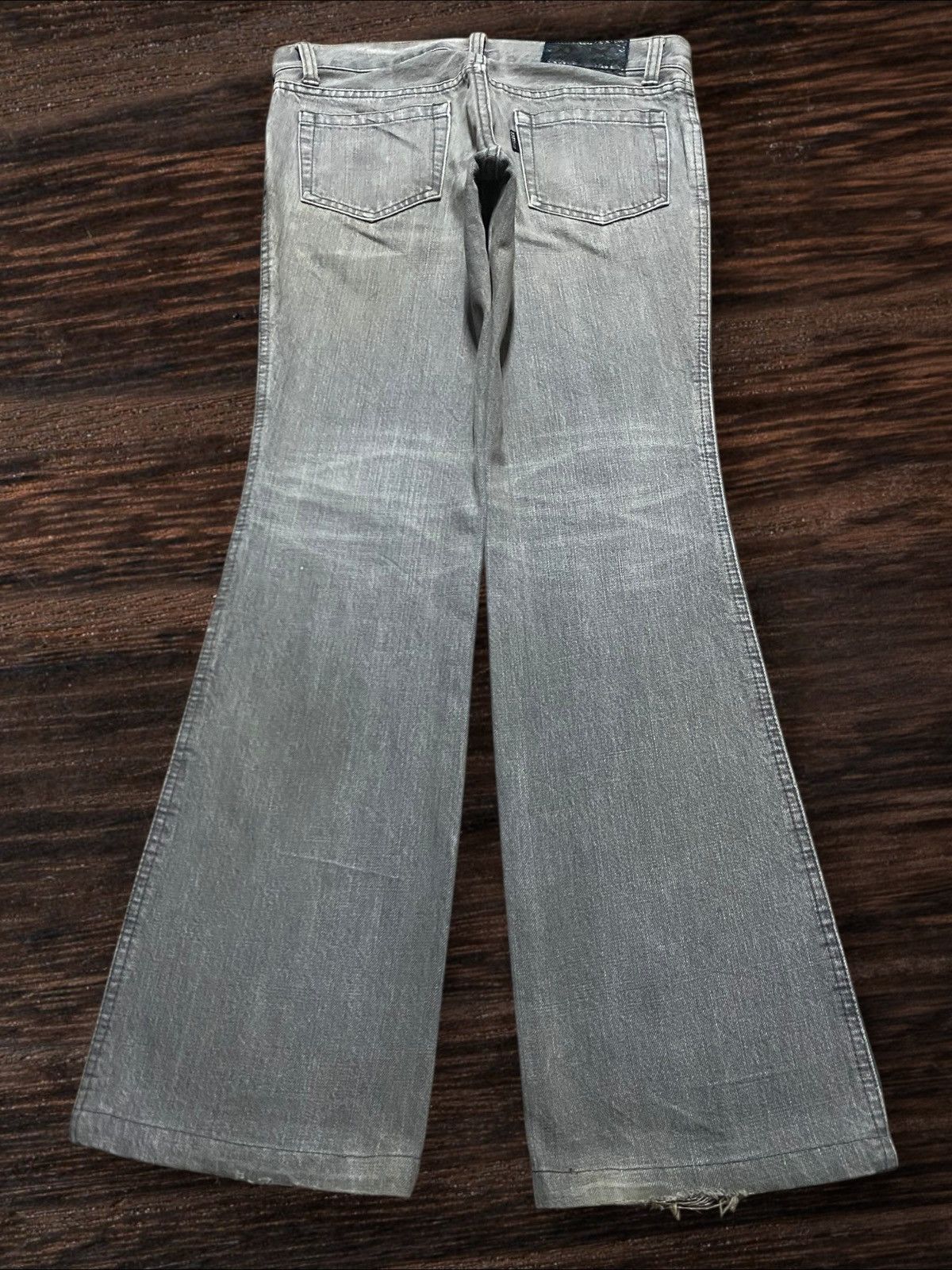 5351 POUR LES HOMMES Vintage Japanese Brand 5351 Pour Les Homme Flare Jeans Size US 32 / EU 48 - 2 Thumbnail