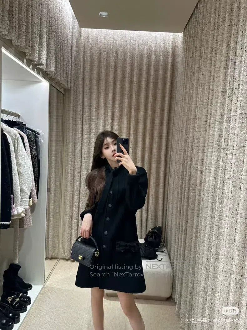 Chanel Chanel 24B bow pocket long coat Size XS / US 0-2 / IT 36-38 - 9 Thumbnail