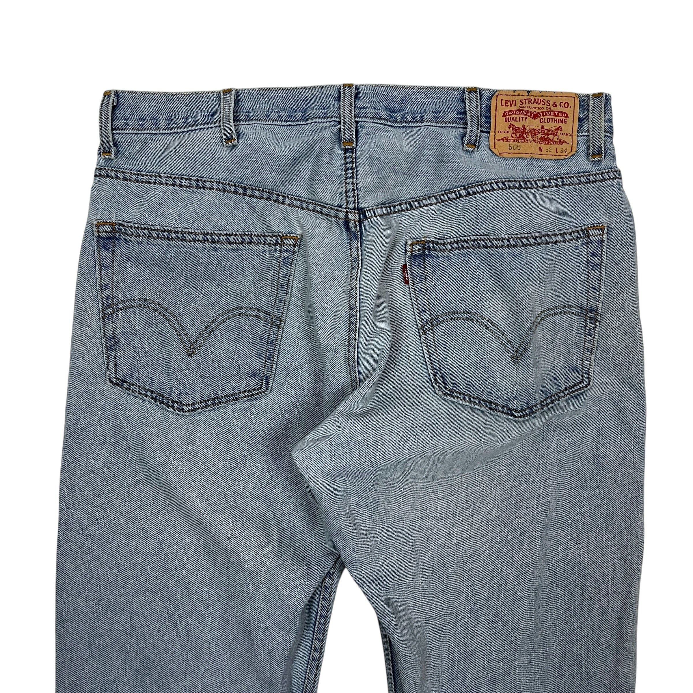Levi's Levi's 505 Denim Jeans - Size 36" Size US 36 / EU 52 - 4 Thumbnail