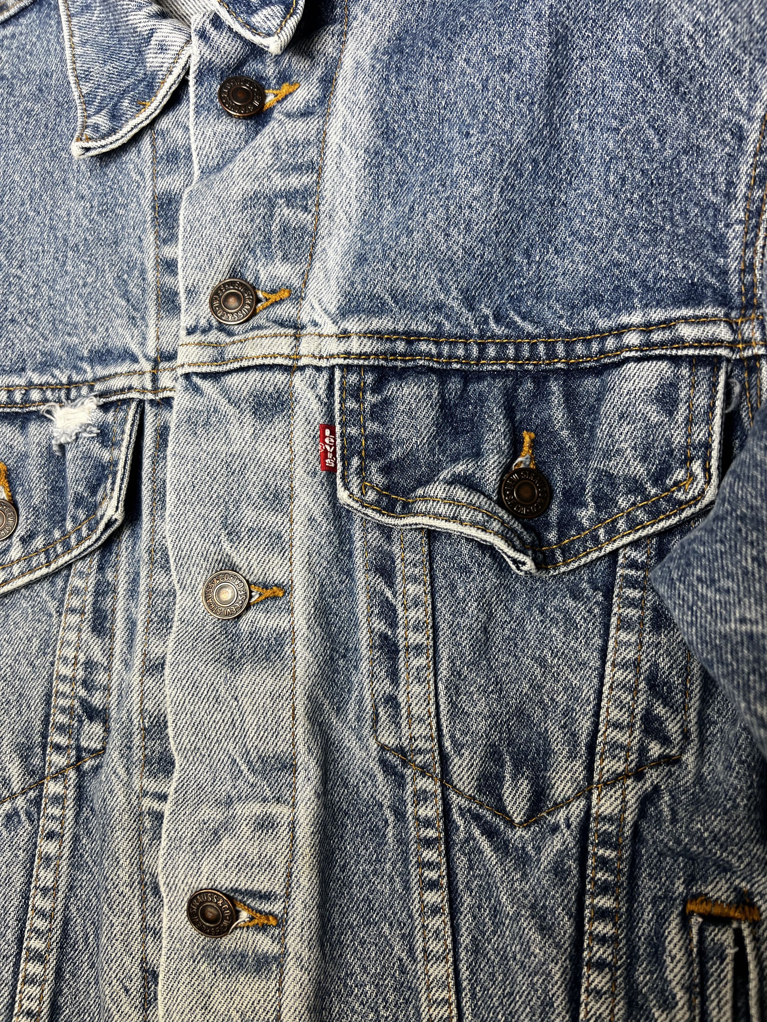 Levi's Vintage Levi's 4 Pocket Denim Blue Jean Jacket Size US S / EU 44-46 / 1 - 3 Thumbnail
