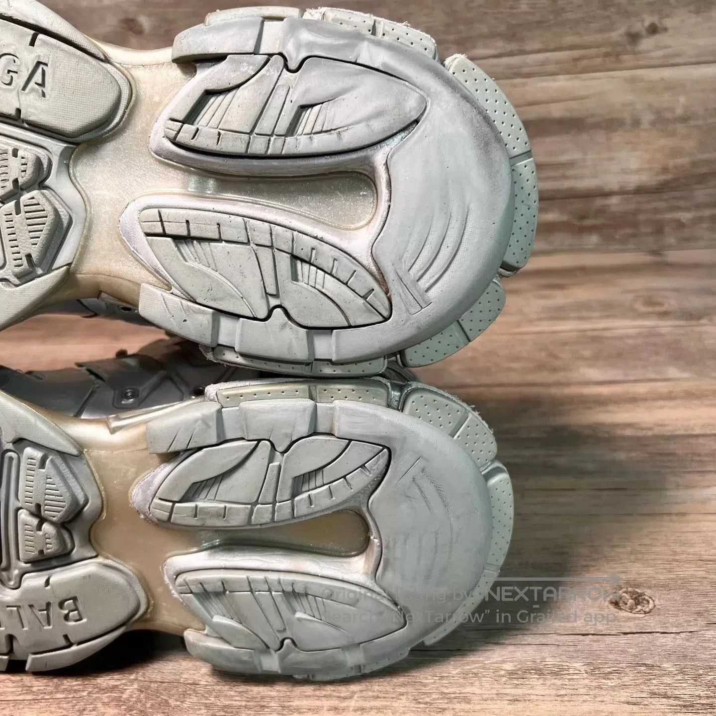 Balenciaga Silver Hitop Sneakers Size 9. Size US 9 / EU 42 - 5 Thumbnail