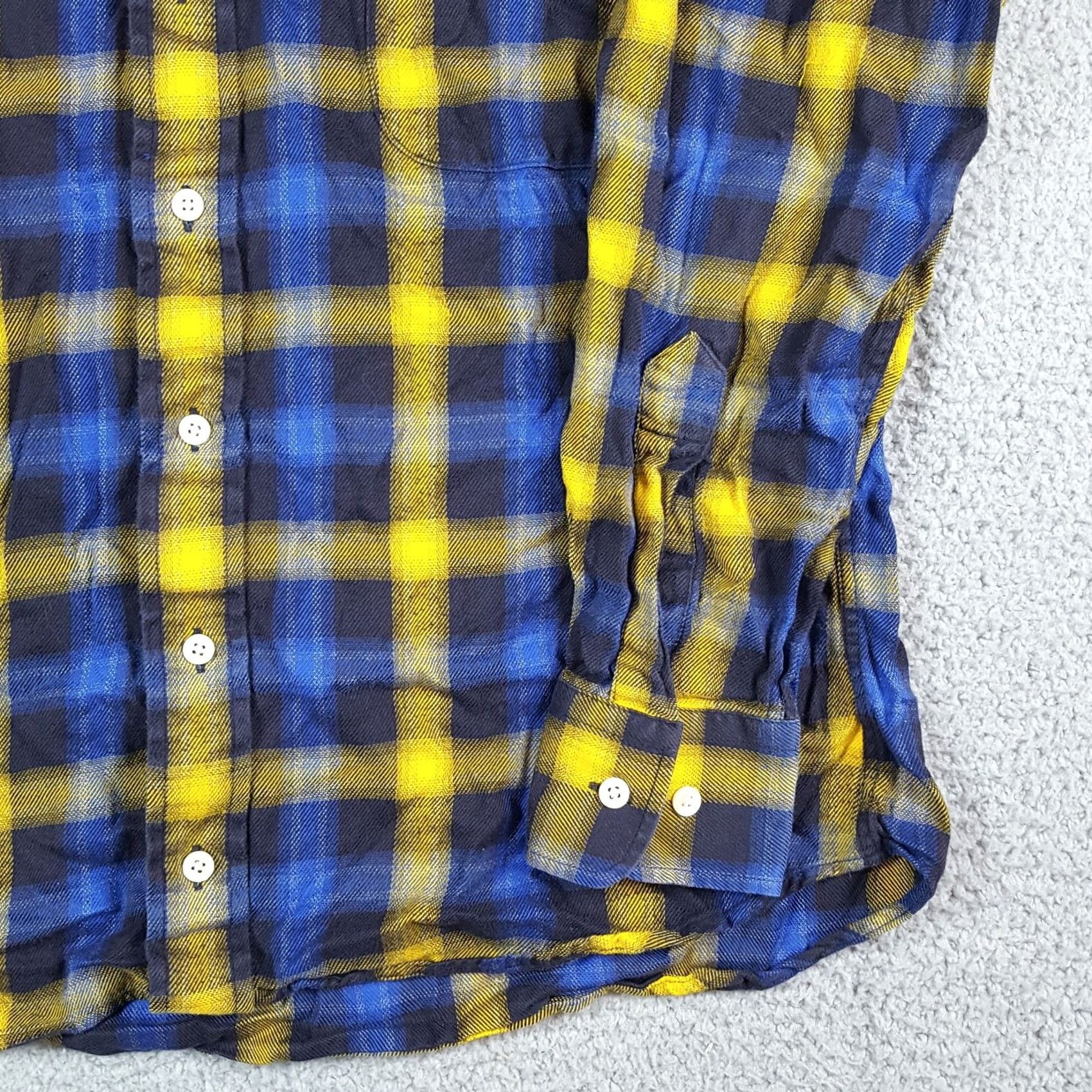 Vintage VINTAGE William King Shadow Plaid Flannel Western Button-Down Shirt Men M Collared Shirt Size US M / EU 48-50 / 2 - 3 Thumbnail