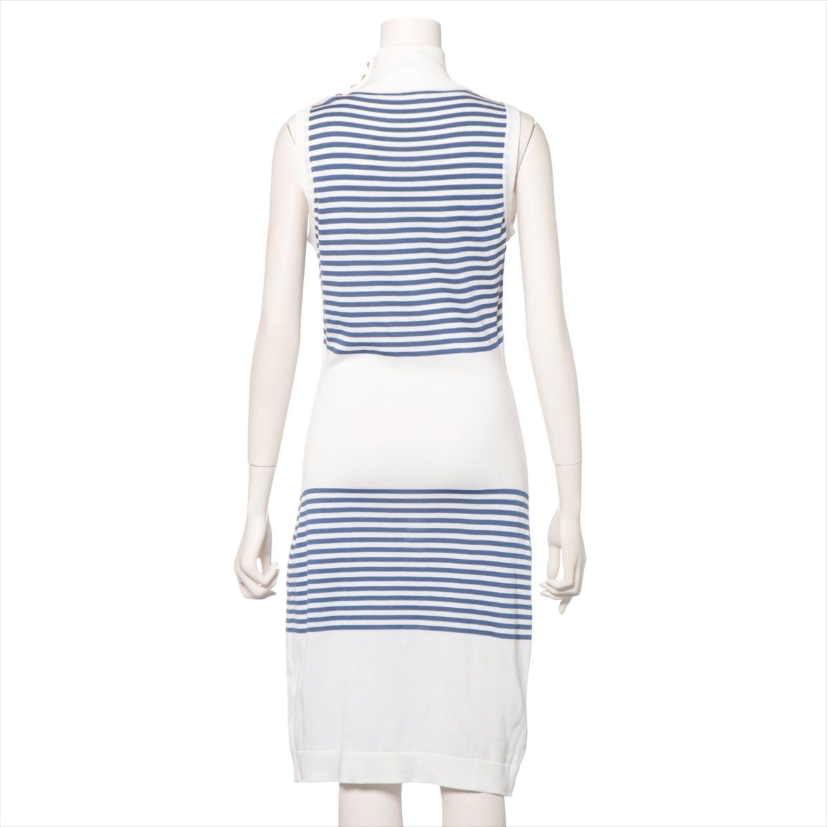 Chanel Vintage Coco Button Turtleneck Knitted Sleeveless Dress Size S / US 4 / IT 40 - 2 Thumbnail
