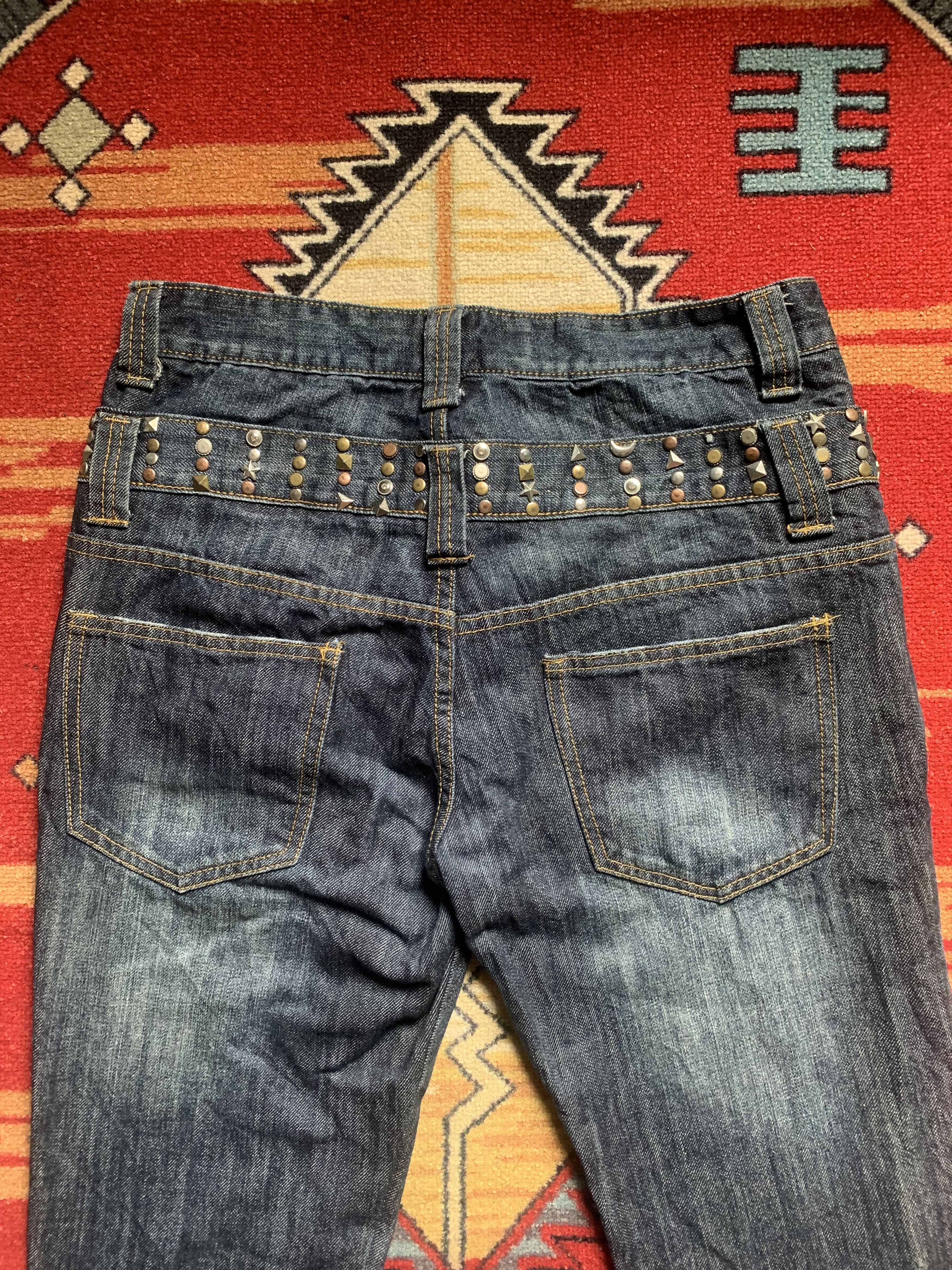 Japanese Brand Denim Pants Double Layer Y2k Style Size US 30 / EU 46 - 4 Thumbnail