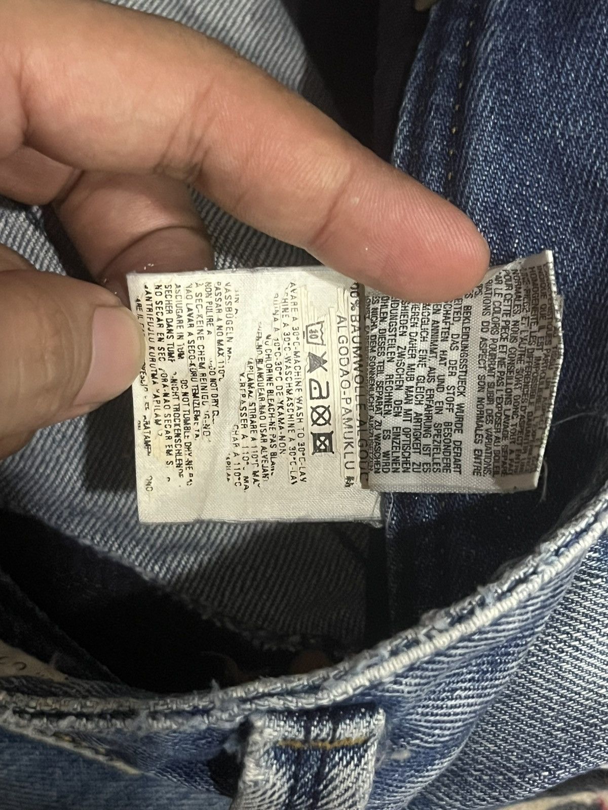 Diesel ⚡️Loose Leg⚡️Vintage Diesel Busky Buttonfly Distressed Jeans Size US 28 / EU 44 - 21 Thumbnail
