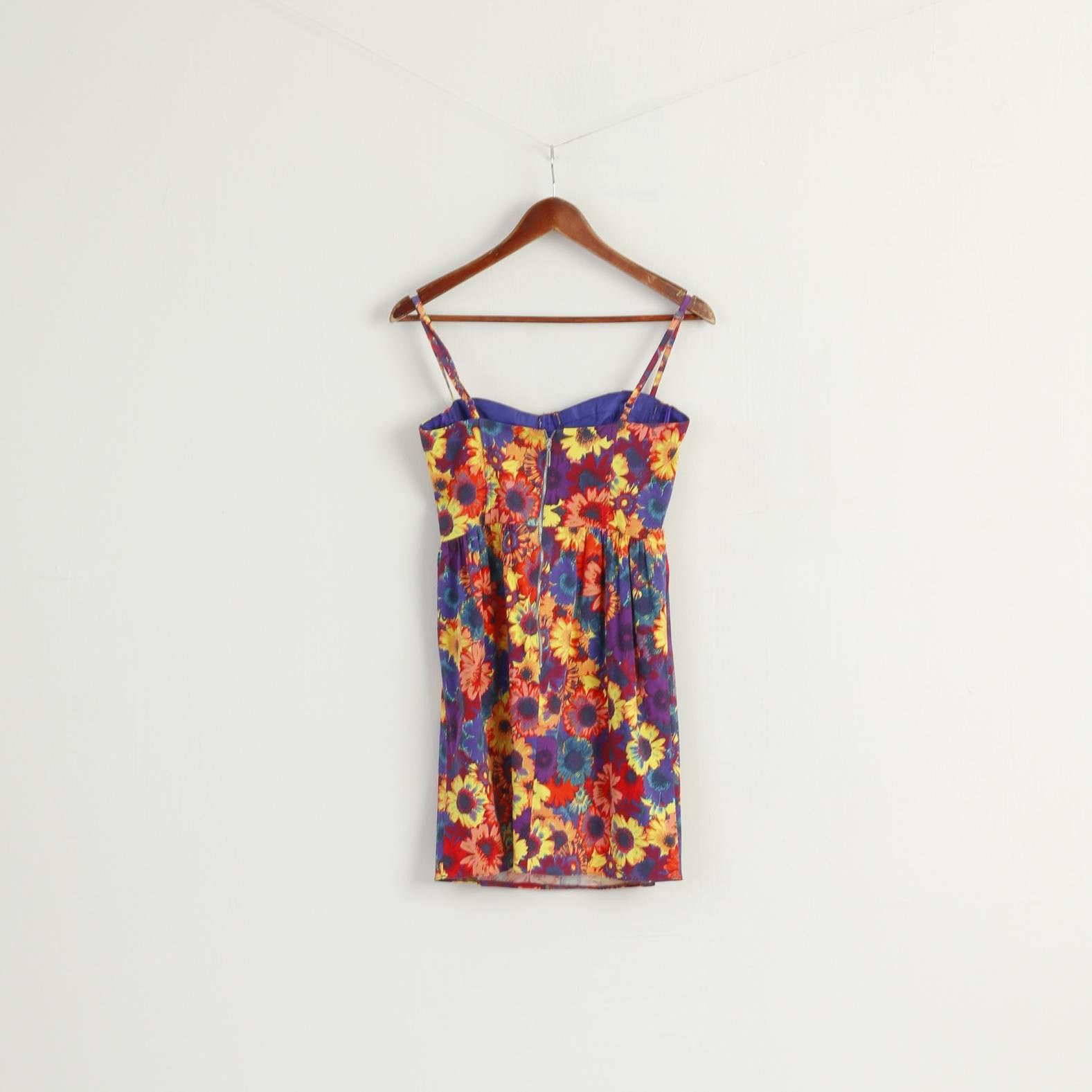 Other H by Henry Holland Women 10 S Dress Purple Floral 9011 Size S / US 4 / IT 40 - 6 Thumbnail