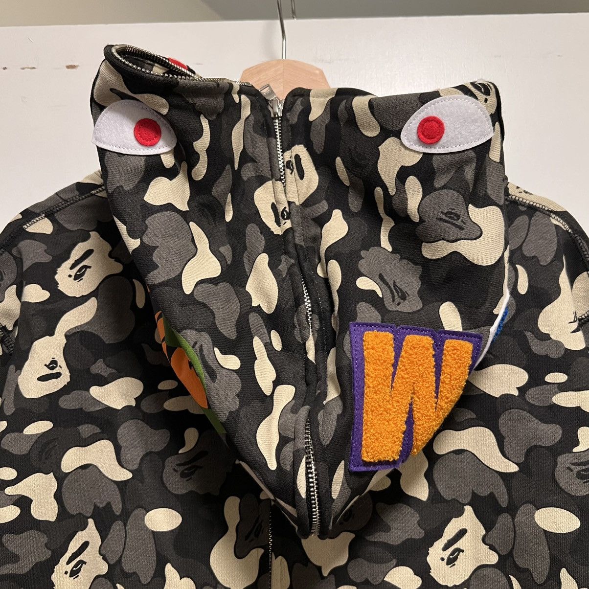 Bape BAPE Separate Shark Full Zip Beige Size US XL / EU 56 / 4 - 3 Thumbnail