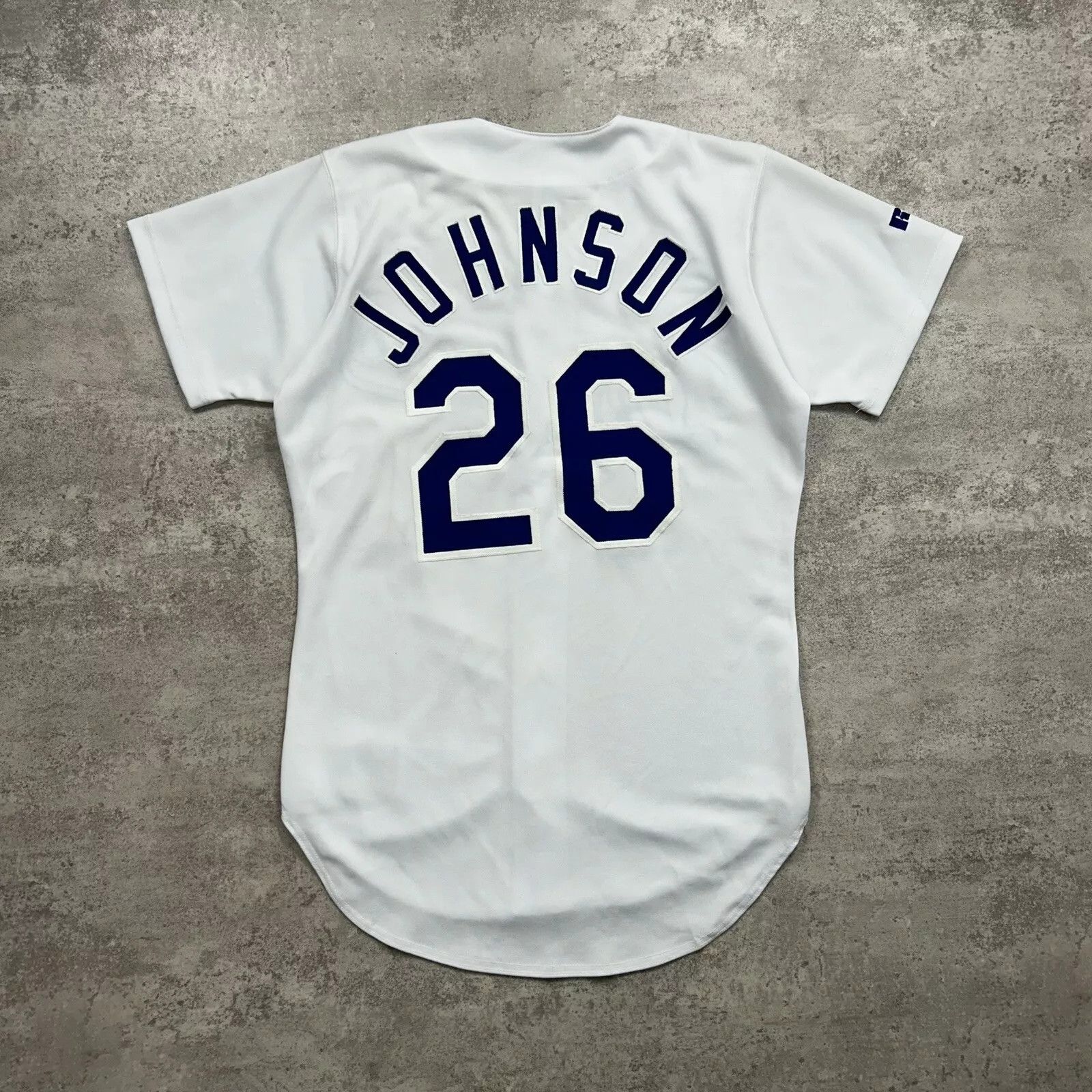 MLB × Russell Athletic × Vintage VTG 90s MLB LOS ANGELES DODGERS CHARLES JOHNSON JERSEY Size US XXS / EU 40 - 1 Thumbnail