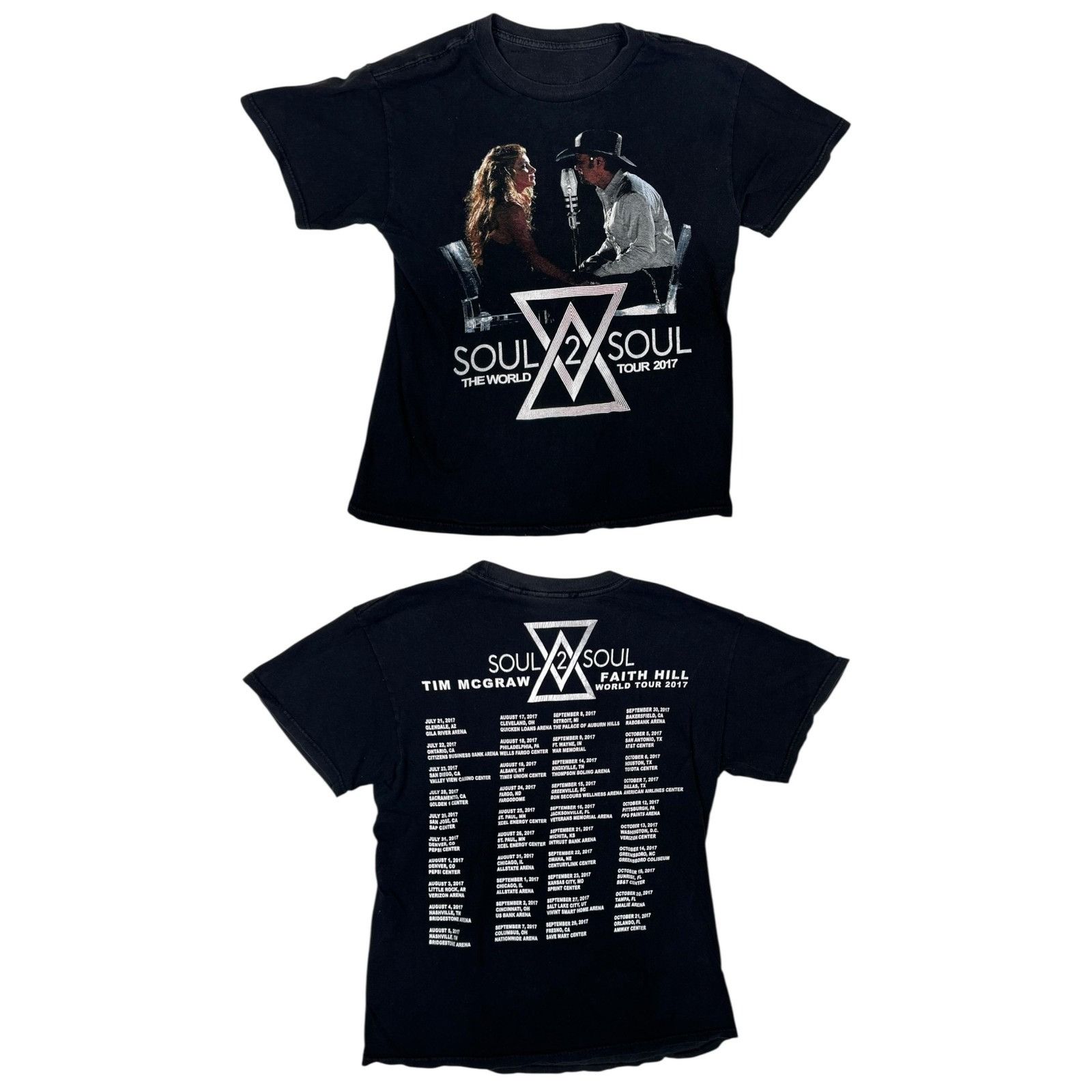 Other Tim McGraw Faith Hill Soul 2 Soul T-Shirt Size Small Black 2 Size US S / EU 44-46 / 1 - 1 Thumbnail