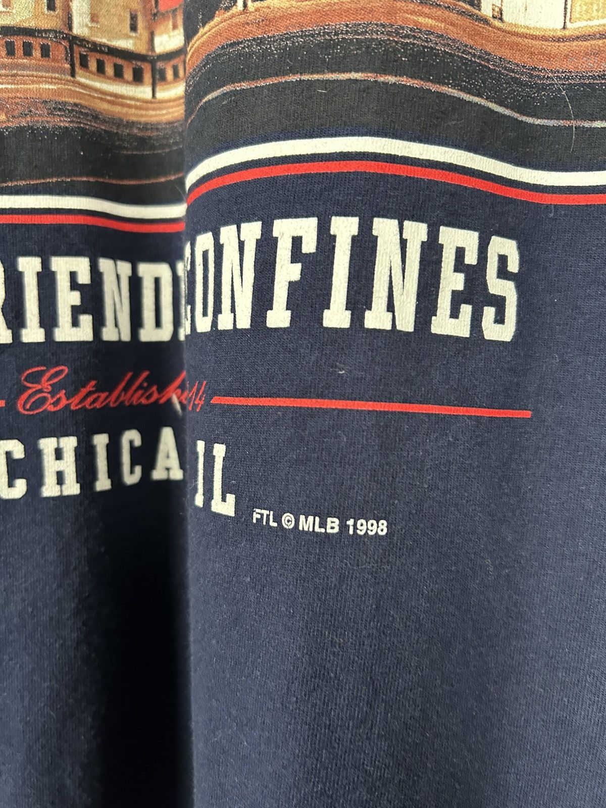 MLB Vintage MLB Wrigley Field Chicago 1998 Streetwear Baseball Size US XXL / EU 58 / 5 - 4 Thumbnail