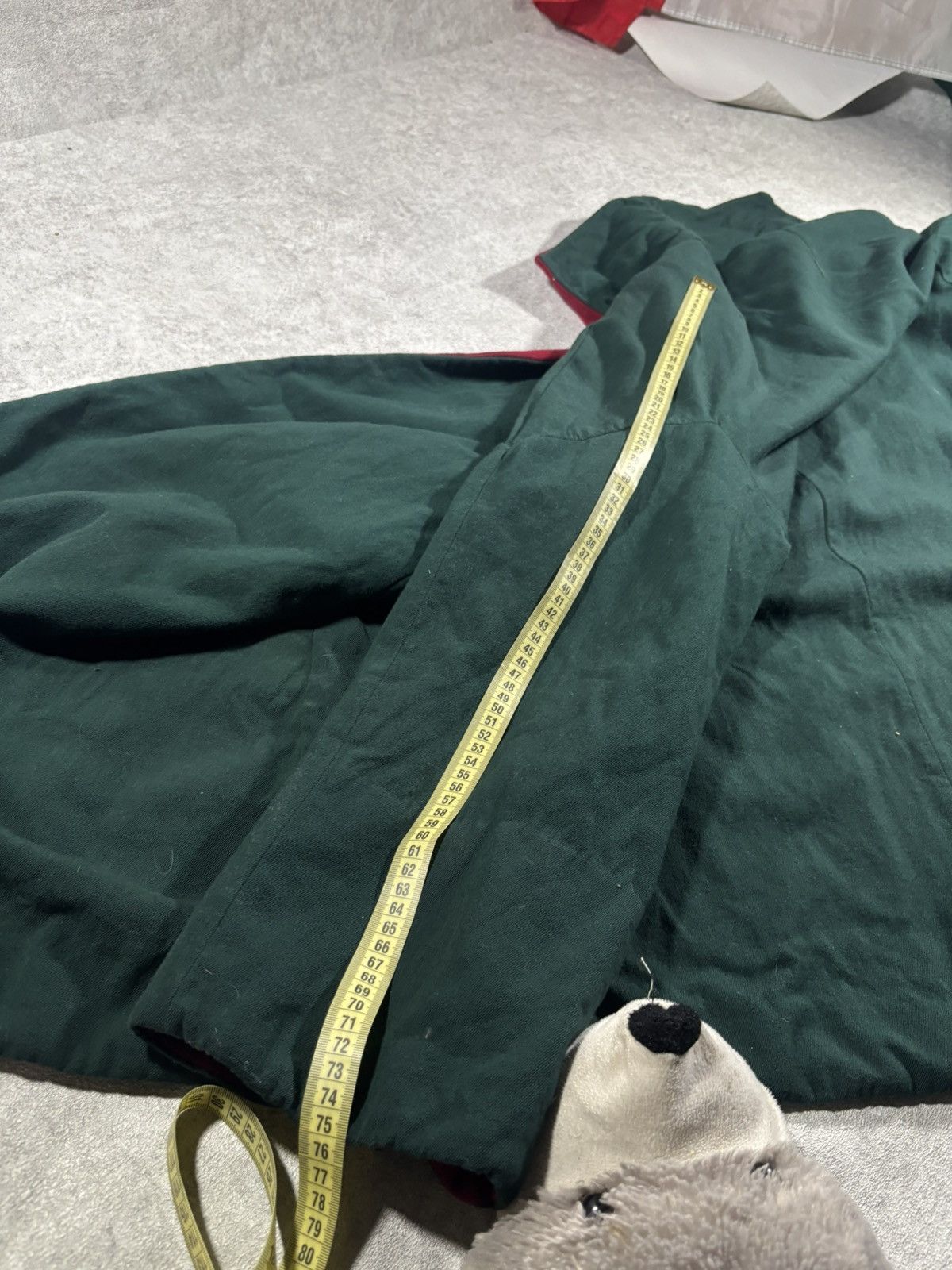 Aquascutum VINTAGE AQUASCUTUM Pure Wool Overcoat Dark Green showerproff Size US XL / EU 56 / 4 - 14 Thumbnail