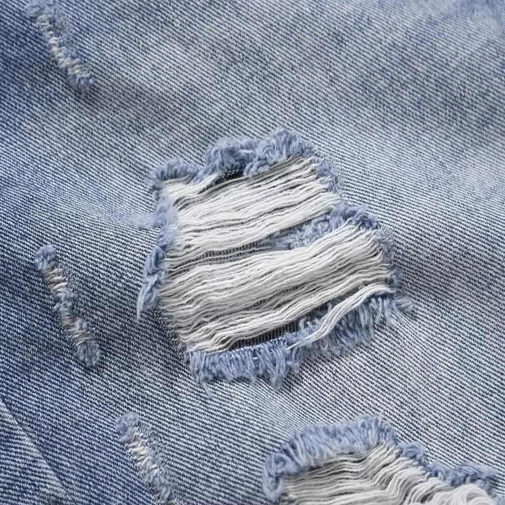 Japanese Brand × Vintage Frayed Ripped Hole Retro Vintage Jorts y2k Size US 36 / EU 52 - 10 Thumbnail