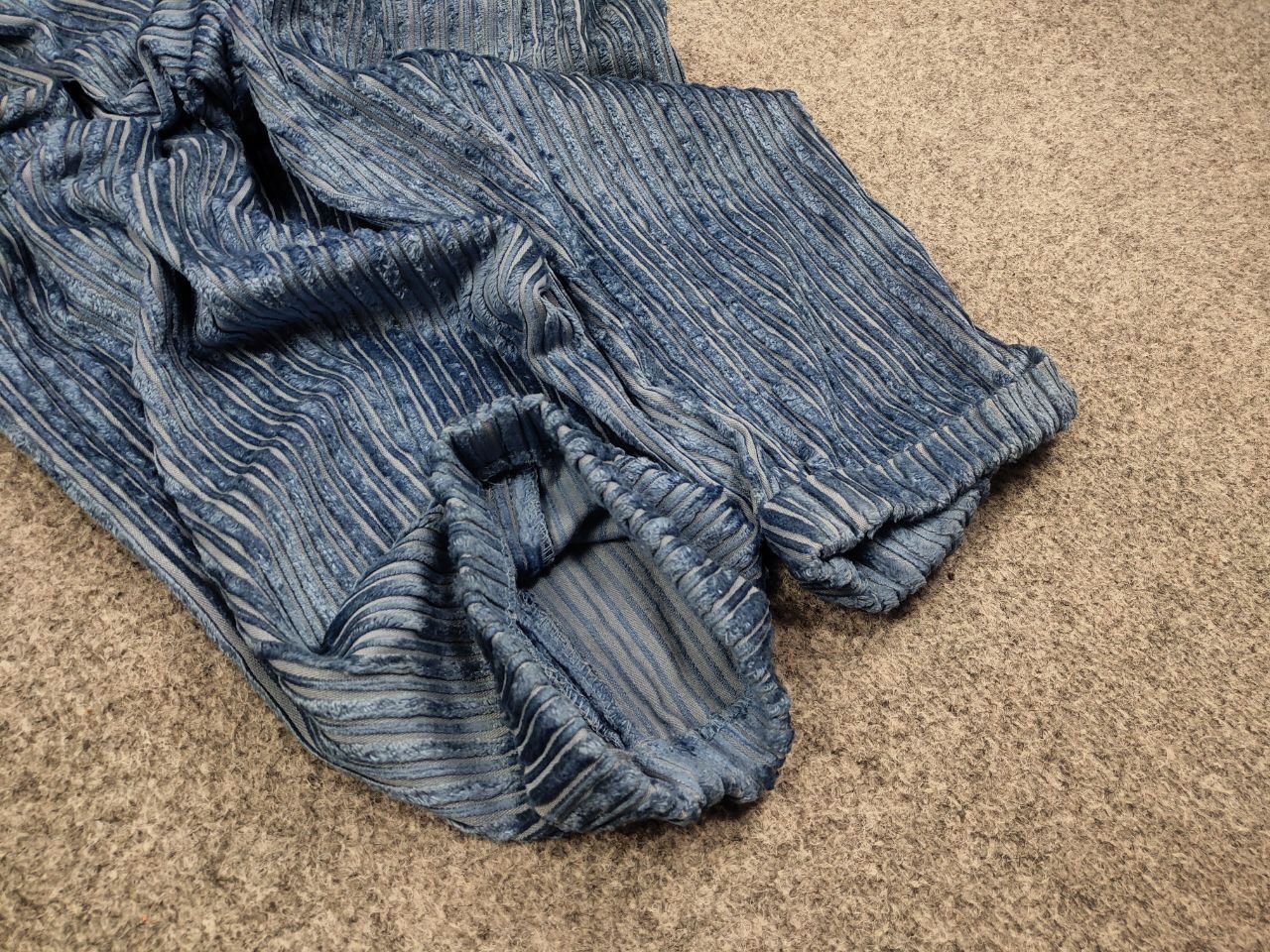 Escada Vintage Escada By Margaretha Ley Corduroy Velour Blue Pants Size 27" / US 4 / IT 40 - 16 Thumbnail