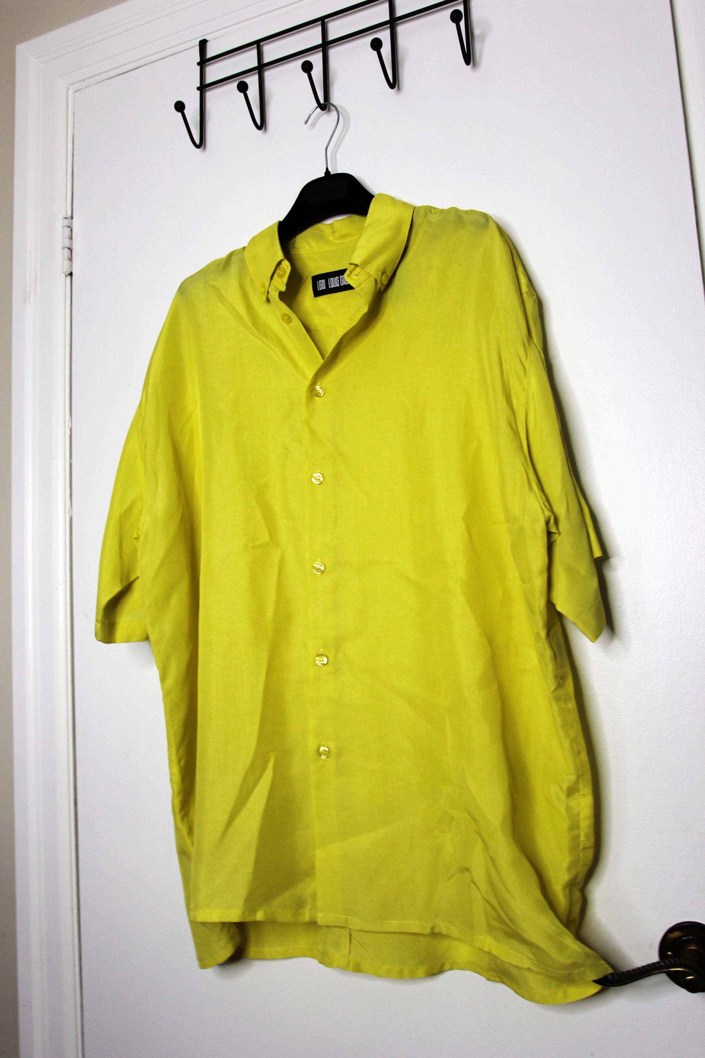 BNWT SS24 LGN LOUIS GABRIEL NOUCHI LEMON CUPRO SHIRT S