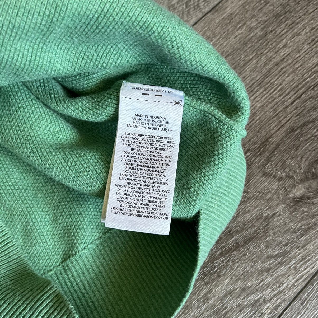 Polo Ralph Lauren Polo Ralph Lauren Pima Cotton 1/4 Quarter Zip Green Sweater Size US L / EU 52-54 / 3 - 8 Thumbnail
