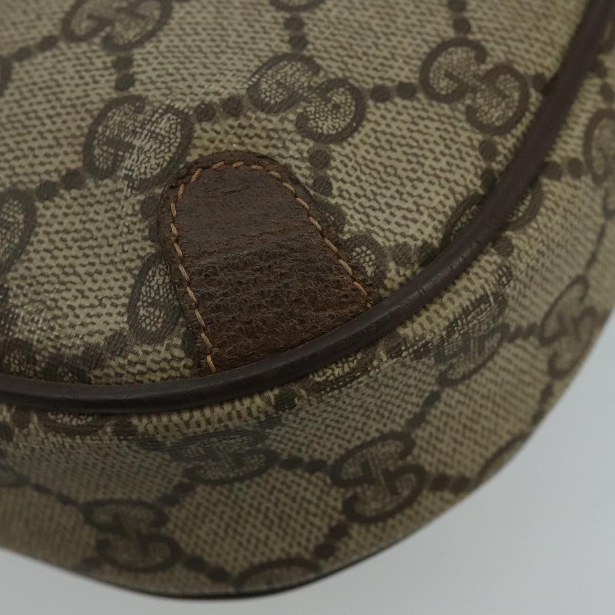 Gucci GUCCI GG Supreme Web Sherry Line Shoulder Bag Pvc Beige 89 Size ONE SIZE - 12 Thumbnail