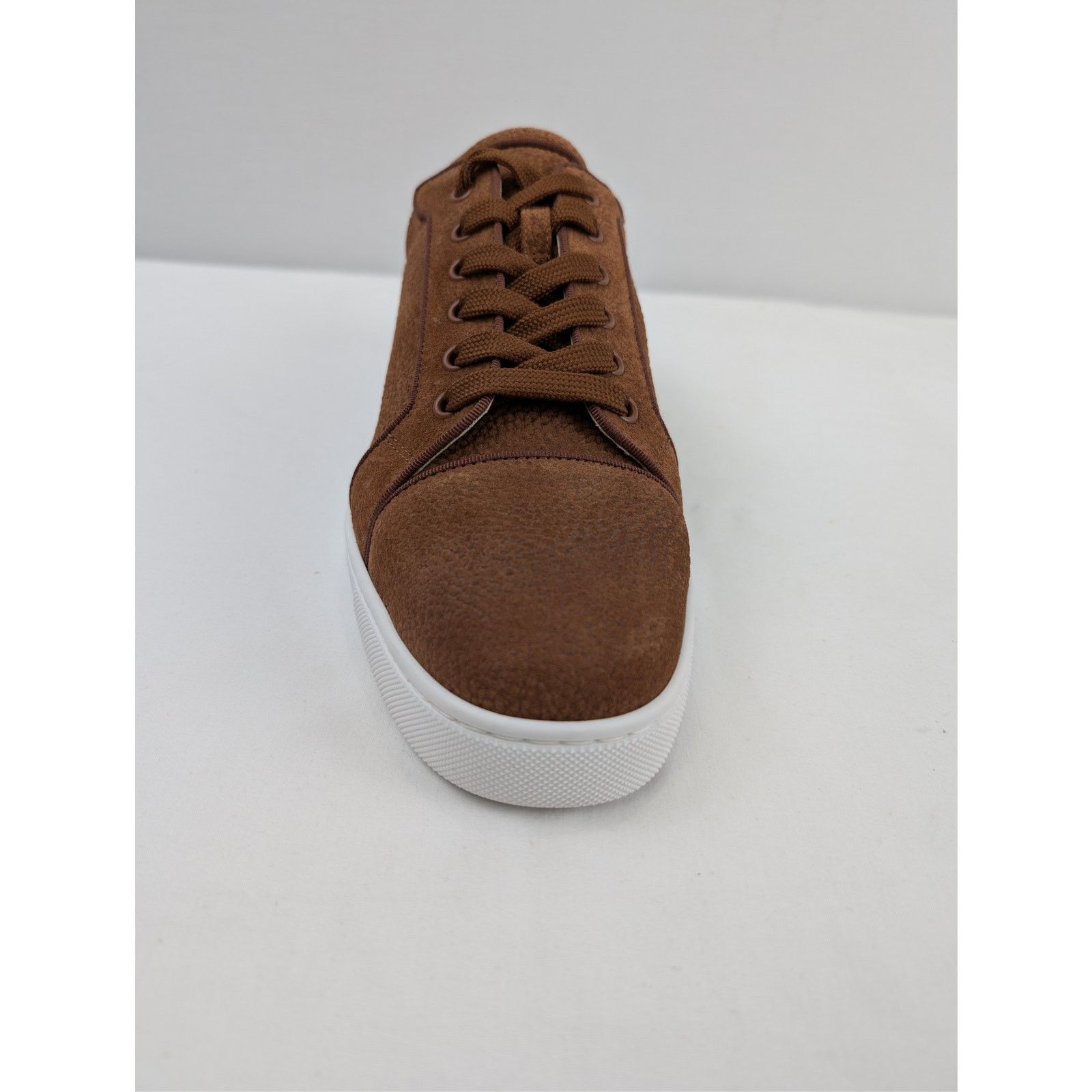 Christian Louboutin o1rshd1 Louis Junior Orlato Flat Shoe Sneakers Brown/White Size US 10 / EU 43 - 16 Thumbnail