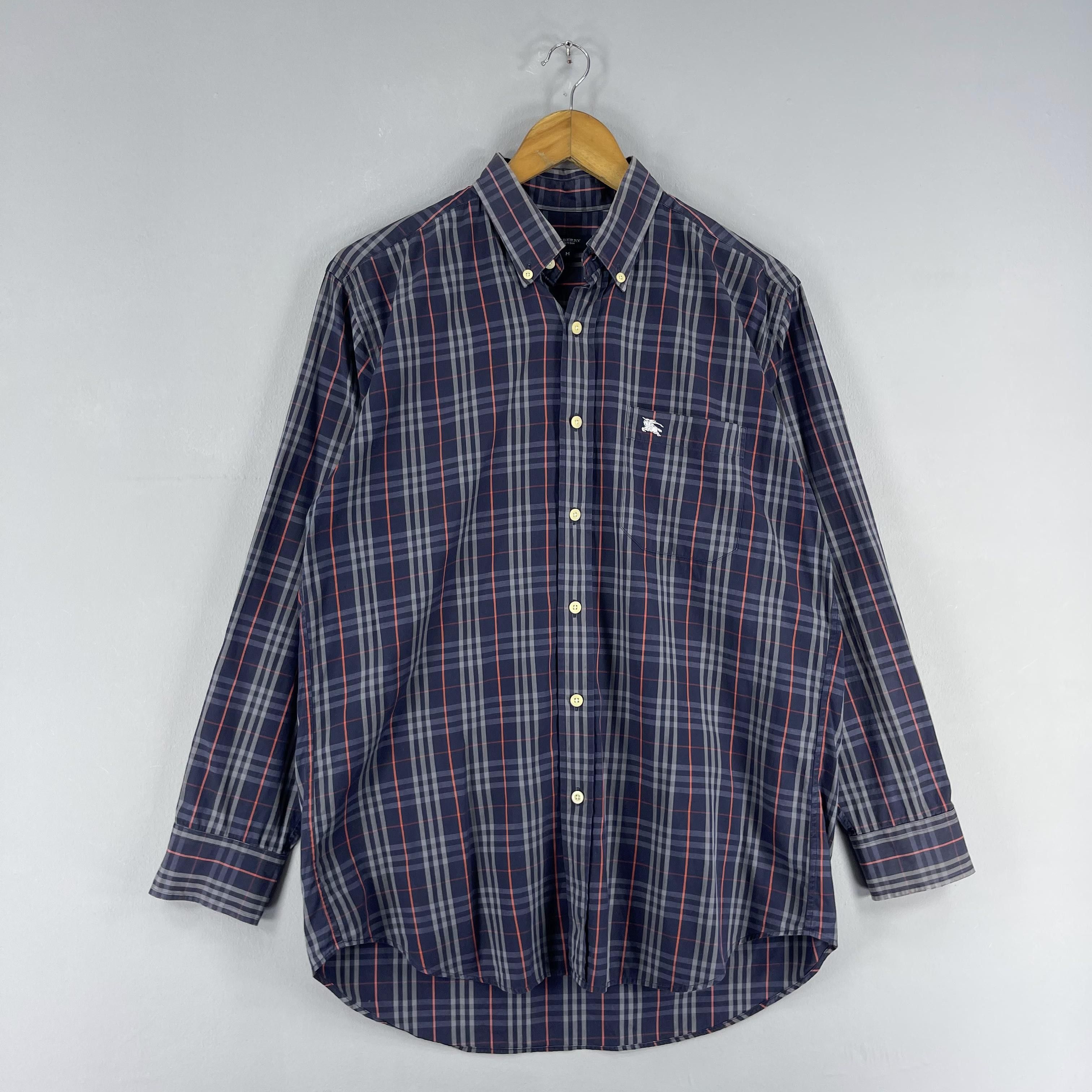 Burberry Vintage BURBERRYS Nova Check Button Up Shirt Size US M / EU 48-50 / 2 - 4 Thumbnail