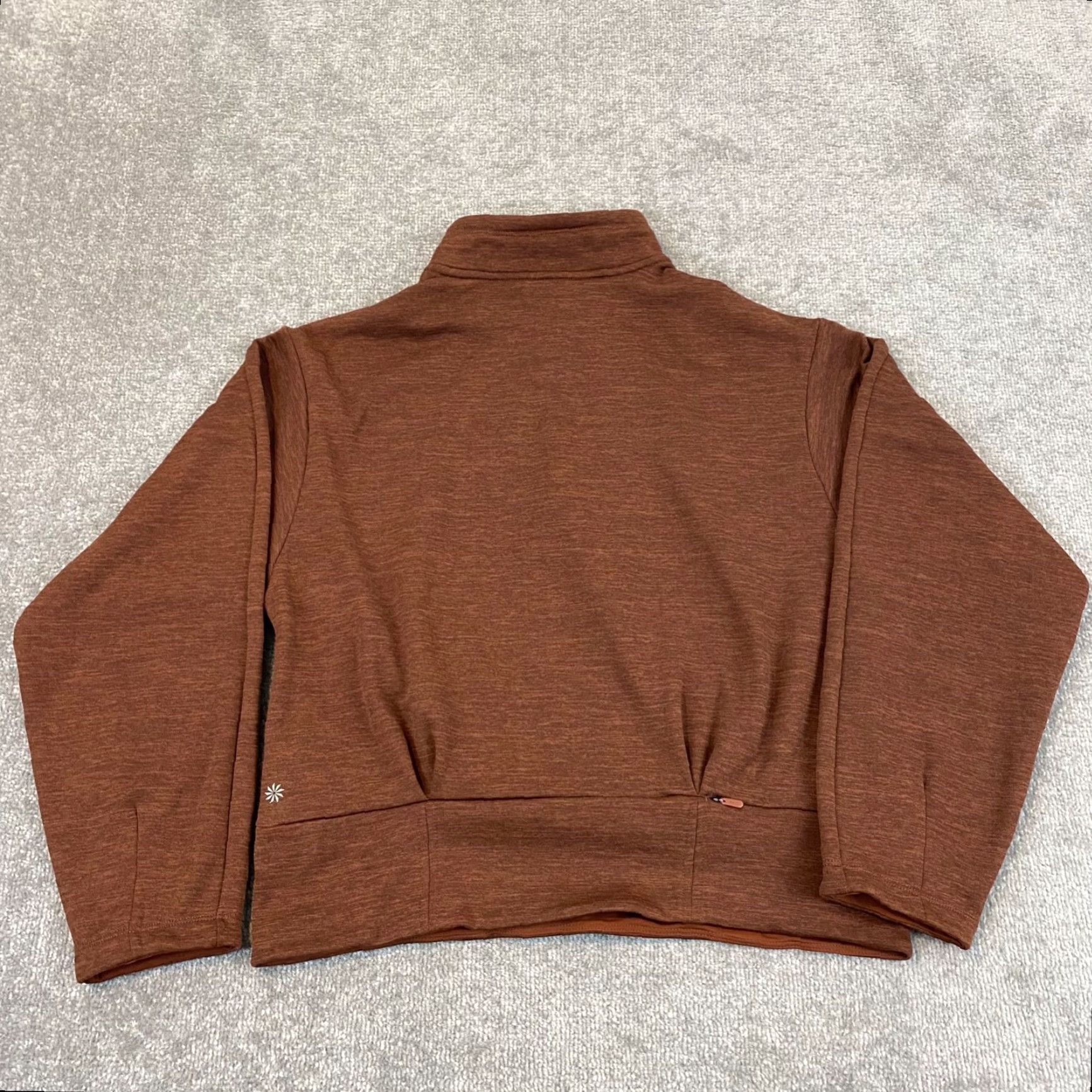 Athleta Athleta Jacket Medium Reddish Maroon 1/2 Zip Pullover Running Athleisure Womens Size M / US 6-8 / IT 42-44 - 2 Thumbnail