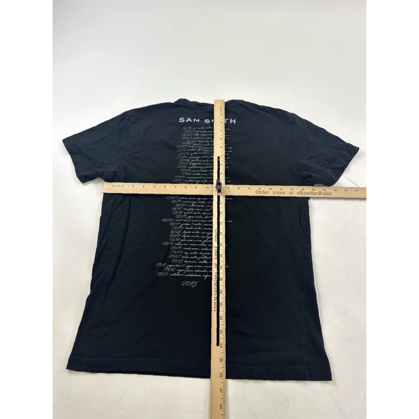 Vintage Sam Smith Shirt Adult Medium Black 2018 Concert Tour Double-Sided Graphics Size US M / EU 48-50 / 2 - 7 Thumbnail