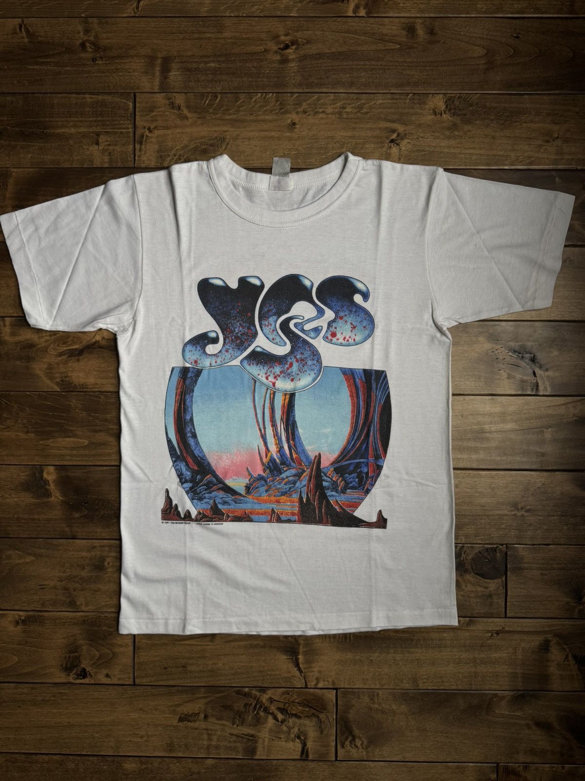 Vintage Rare Vintage Yes 90s Union Tour Band Tee Single Stitch Size US L / EU 52-54 / 3 - 1 Thumbnail